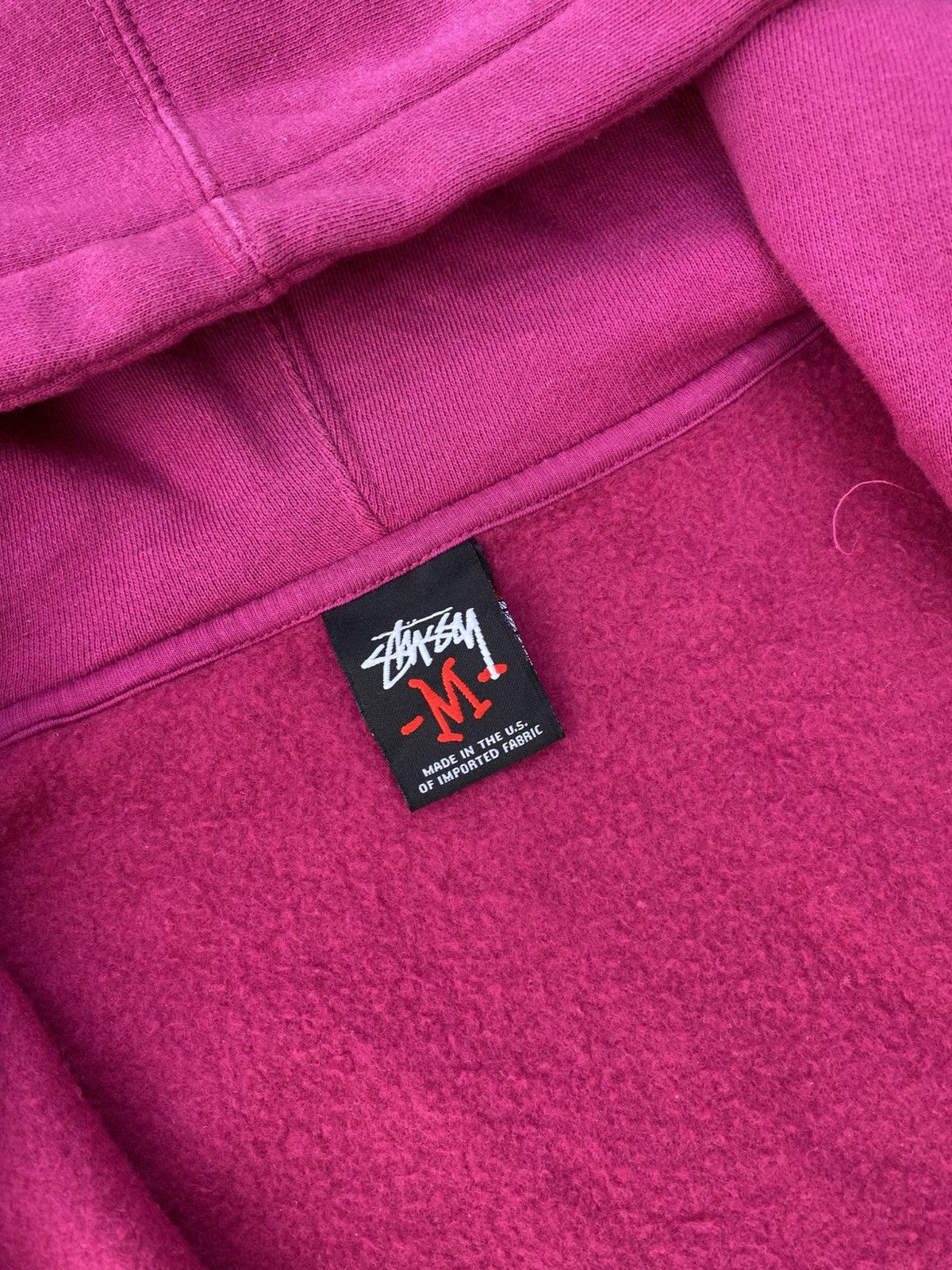 Stussy Stussy 80 Vintage 2000s Zipper Hoodie Size US XL / EU 56 / 4 - 4 Thumbnail
