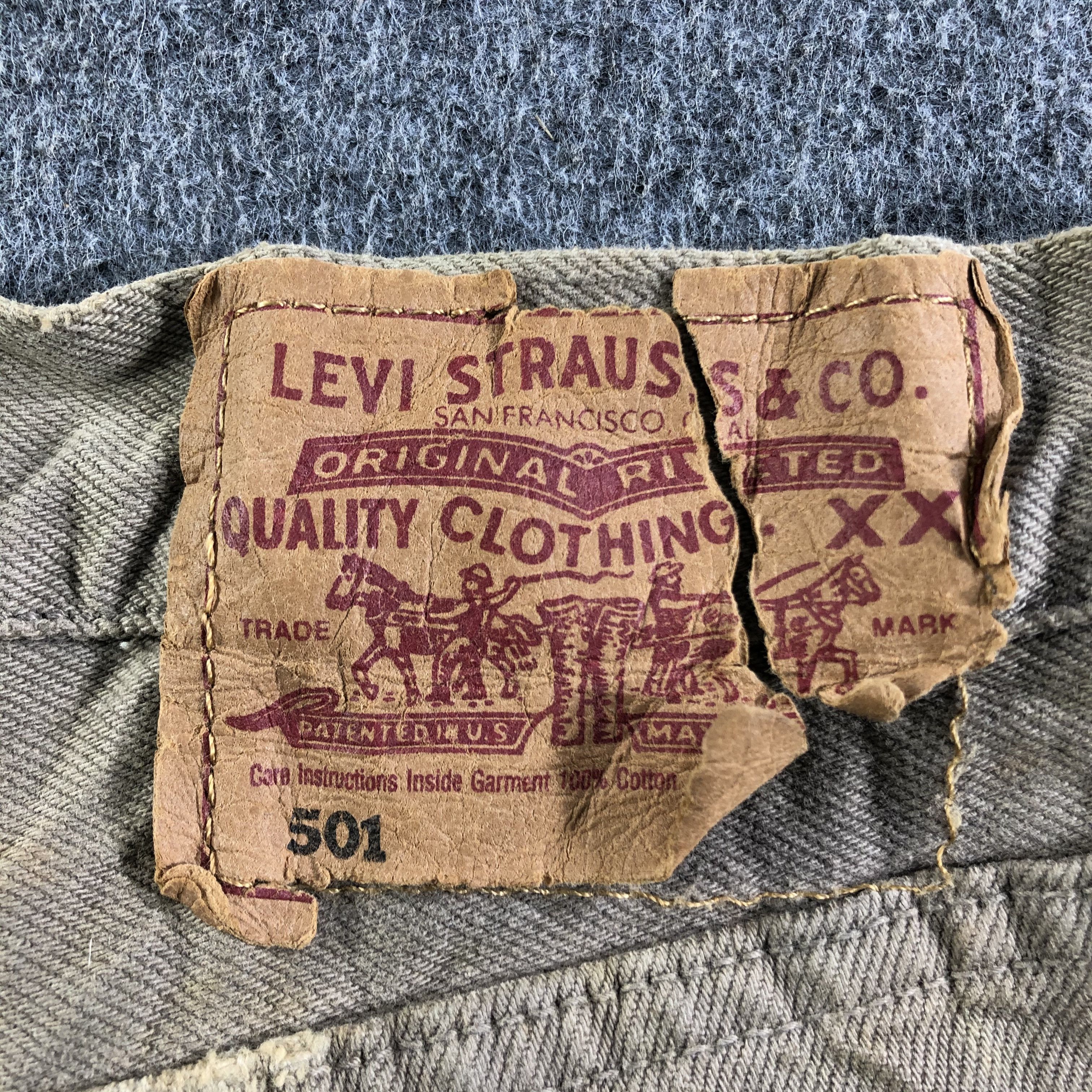 Levi's Vintage 90s Levis 501 Jeans-J3998 Size US 34 / EU 50 - 5 Thumbnail
