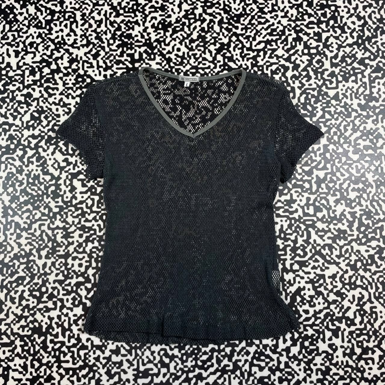 Japanese Brand Vintage Y2K Japanese Mesh Retro T-shirt Avant Garde Style Size M / US 6-8 / IT 42-44 - 4 Thumbnail