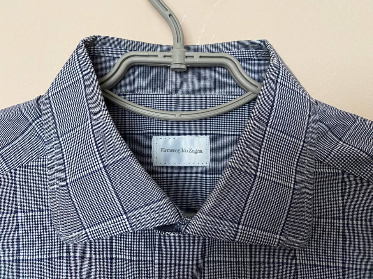 Ermenegildo Zegna × Z Zegna 🔥ERMENEGILDO ZEGNA plaid micro check dress shirt 39 15.5 Size US M / EU 48-50 / 2 - 3 Thumbnail