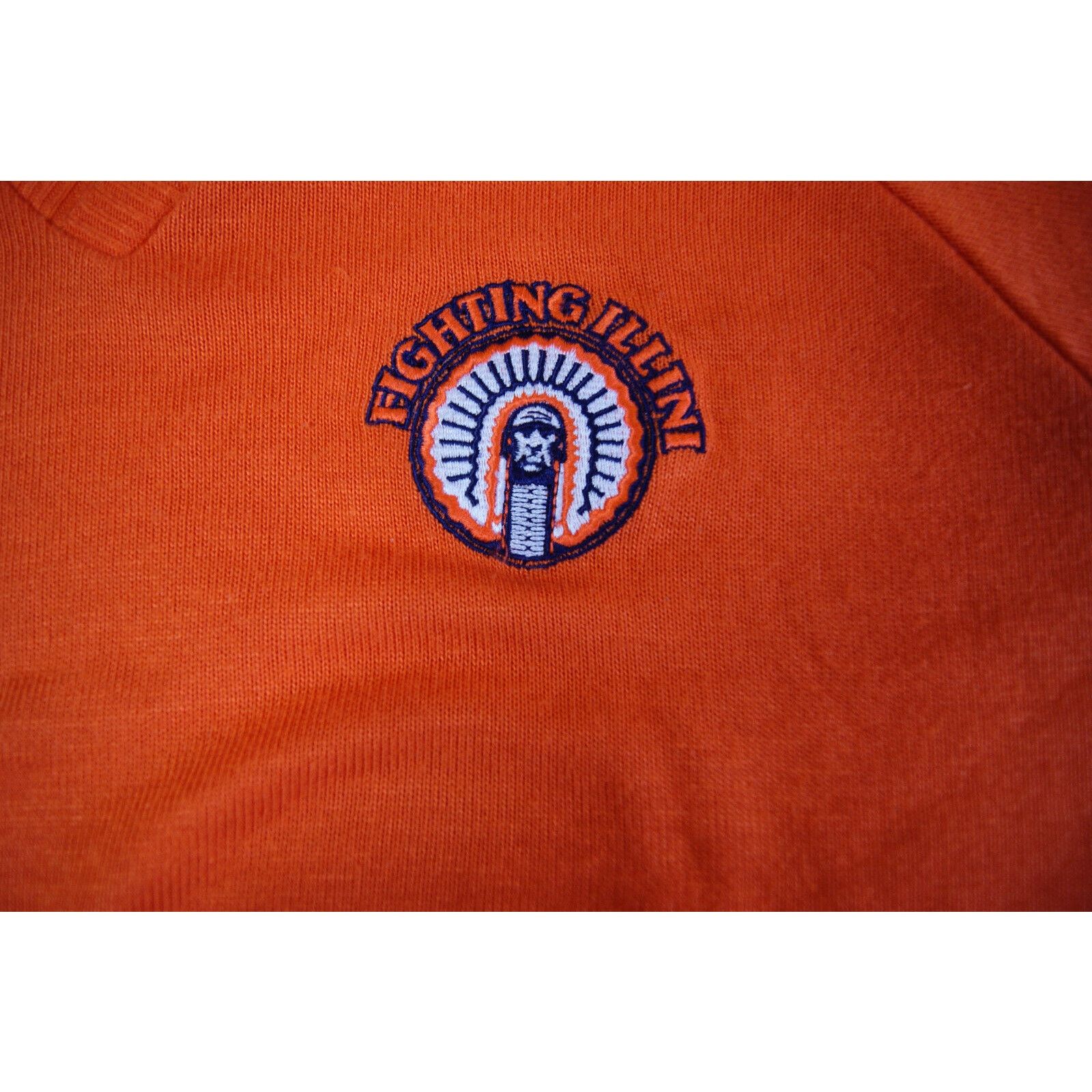 Other VTG Illinois Fighting Illini Chief Mens XL Sweater USA Size US XL / EU 56 / 4 - 3 Thumbnail