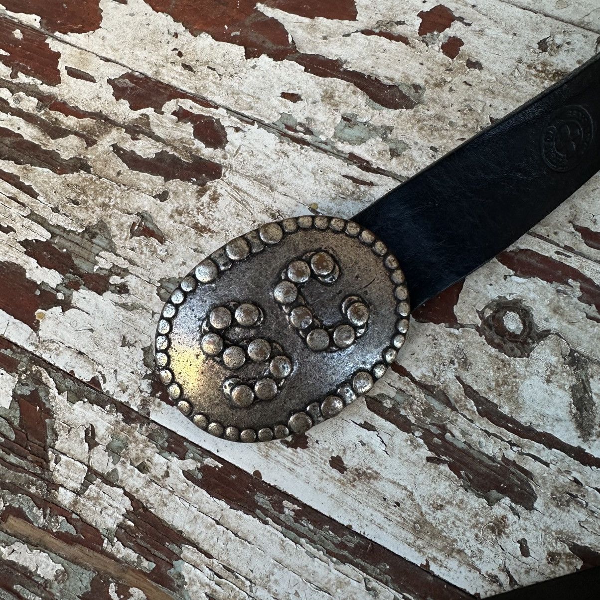 Japanese Brand Vintage Japan Leather Belt SC Size 93 cm Western Y2K 00s USA Size ONE SIZE - 5 Thumbnail