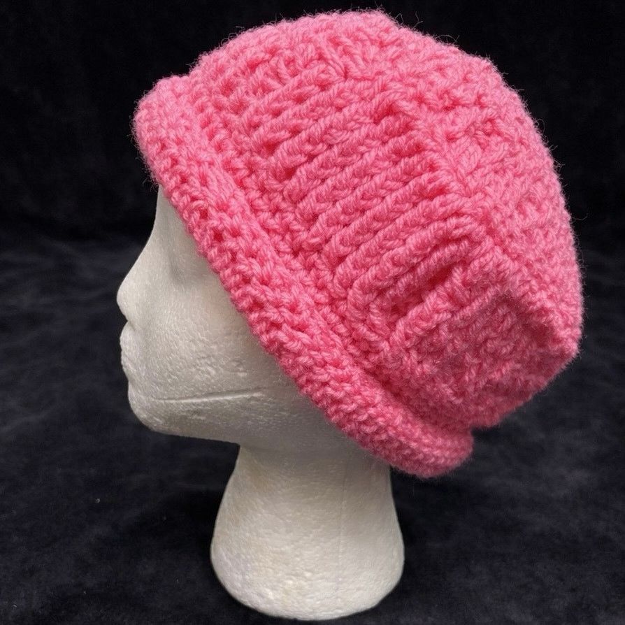 Other Pink Knitted Beanie Size ONE SIZE - 3 Thumbnail