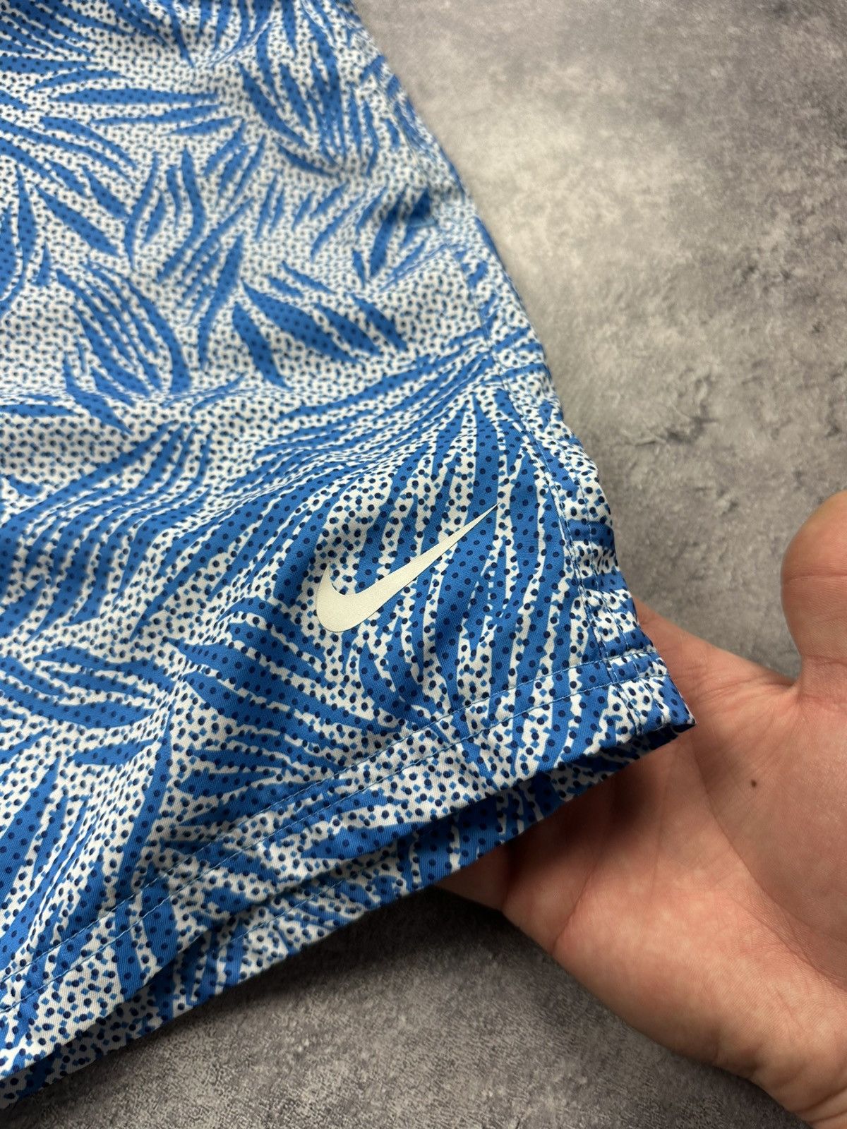 Nike Vintage Nike Swim Shorts Monogram Y2K Swoosh Swimwear Size S Size US 30 / EU 46 - 5 Thumbnail