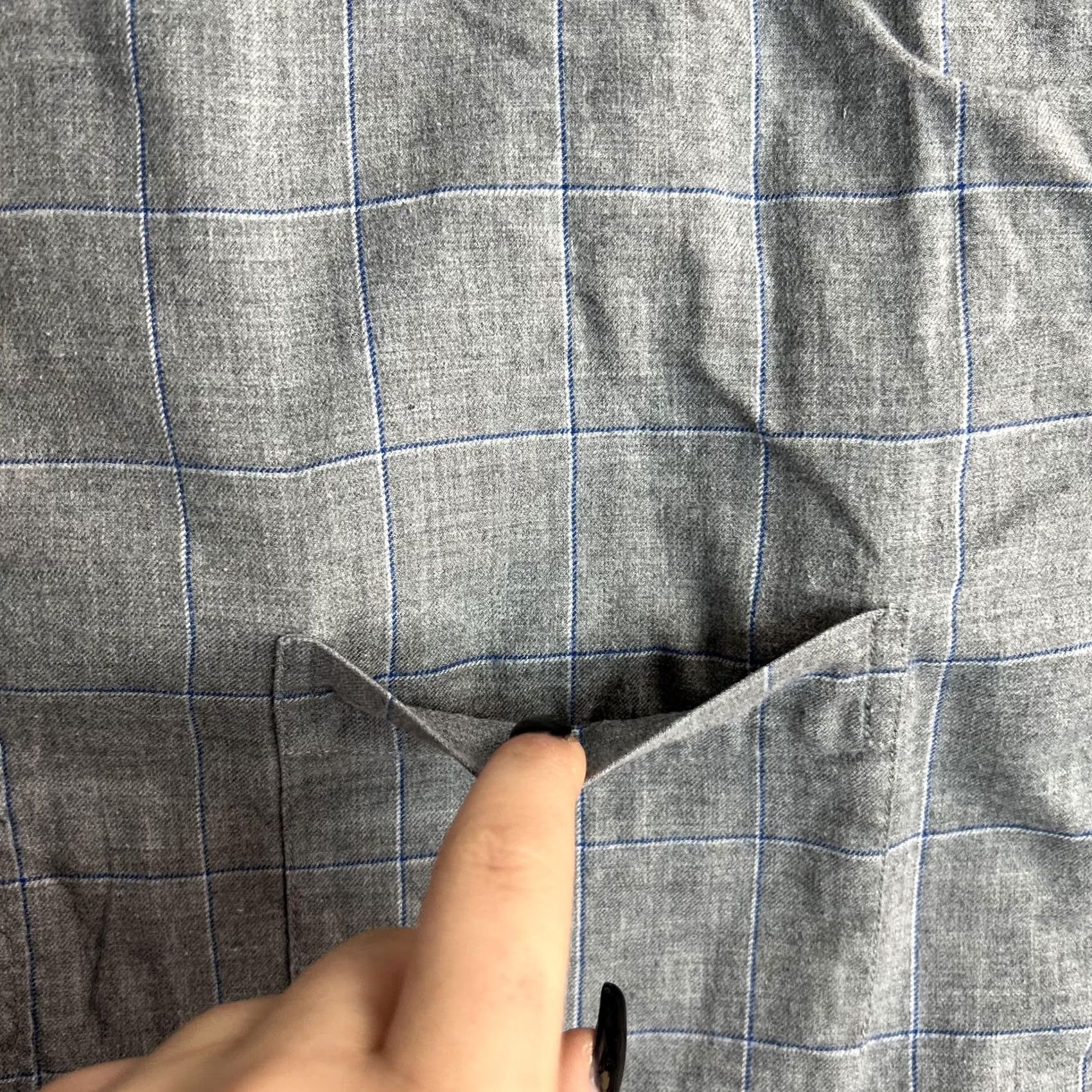 J.Crew J.Crew Shirt Mens XL Gray Check Long Sleeve Button Down Slim Fit Casual Cotton Size US XL / EU 56 / 4 - 3 Thumbnail