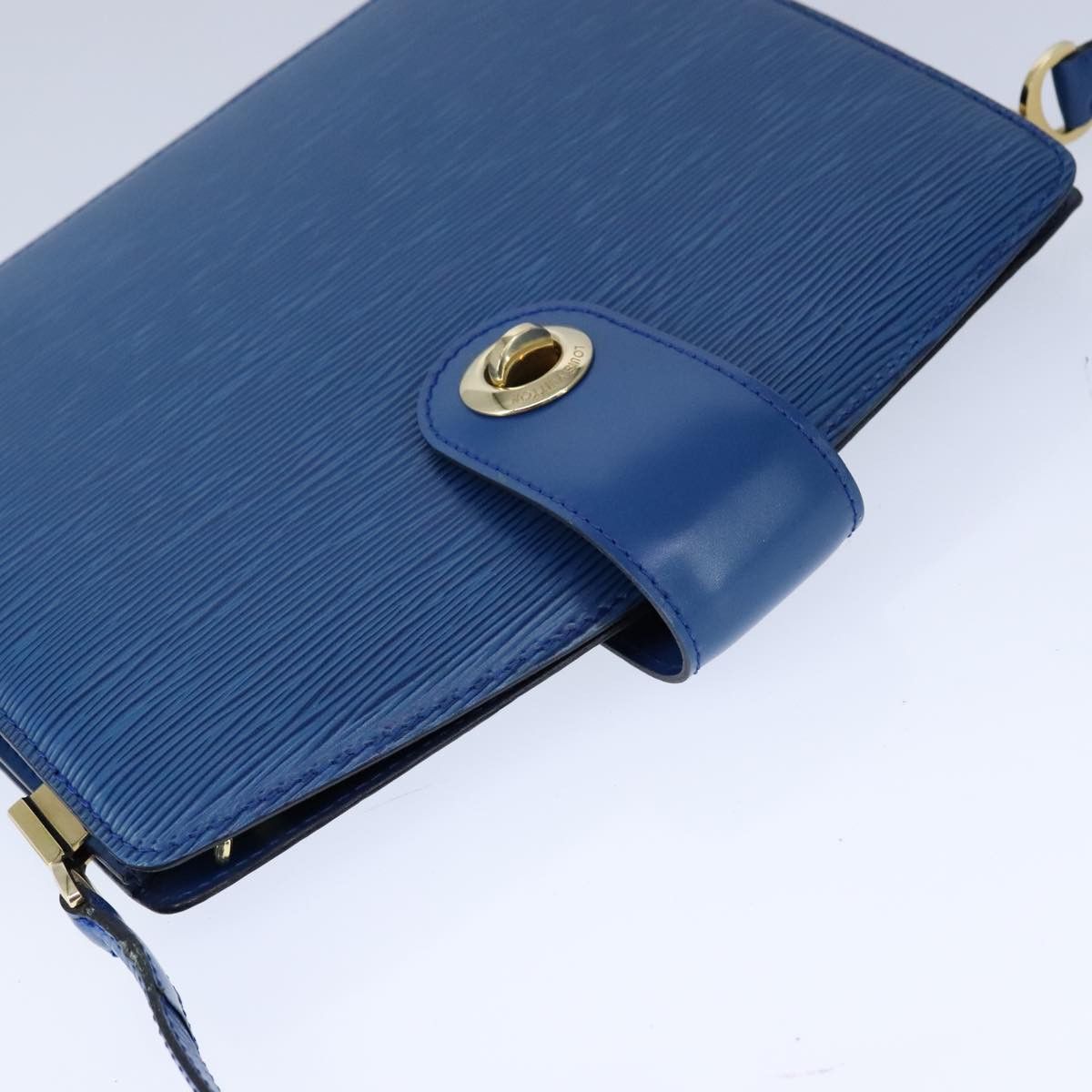Louis Vuitton LOUIS VUITTON Epi Capuchin Shoulder Bag Blue M52345 Size ONE SIZE - 6 Thumbnail