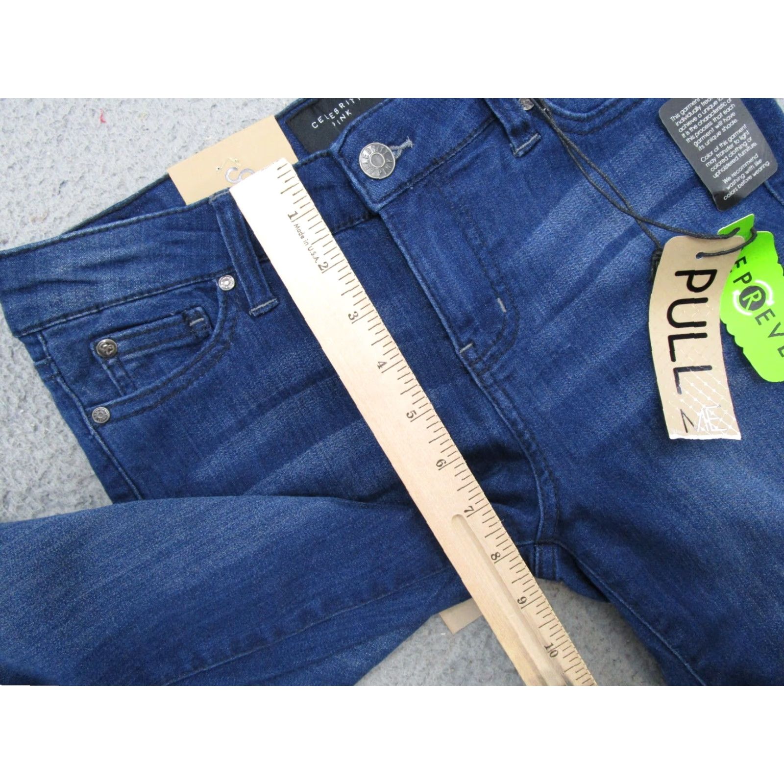 Vintage Celebrity Pink Jeans Women's Dawson Super Skinny Blue Stretch Denim SZ 3/26 NEW Size 26" / US 2 / IT 38 - 7 Thumbnail