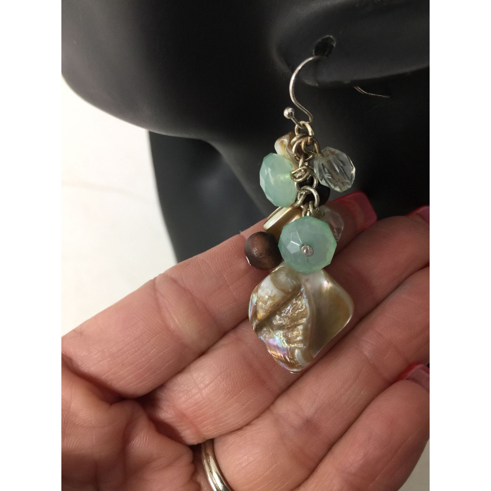 Other Women's Shell and Bead Dangle Earrings Size ONE SIZE - 5 Thumbnail