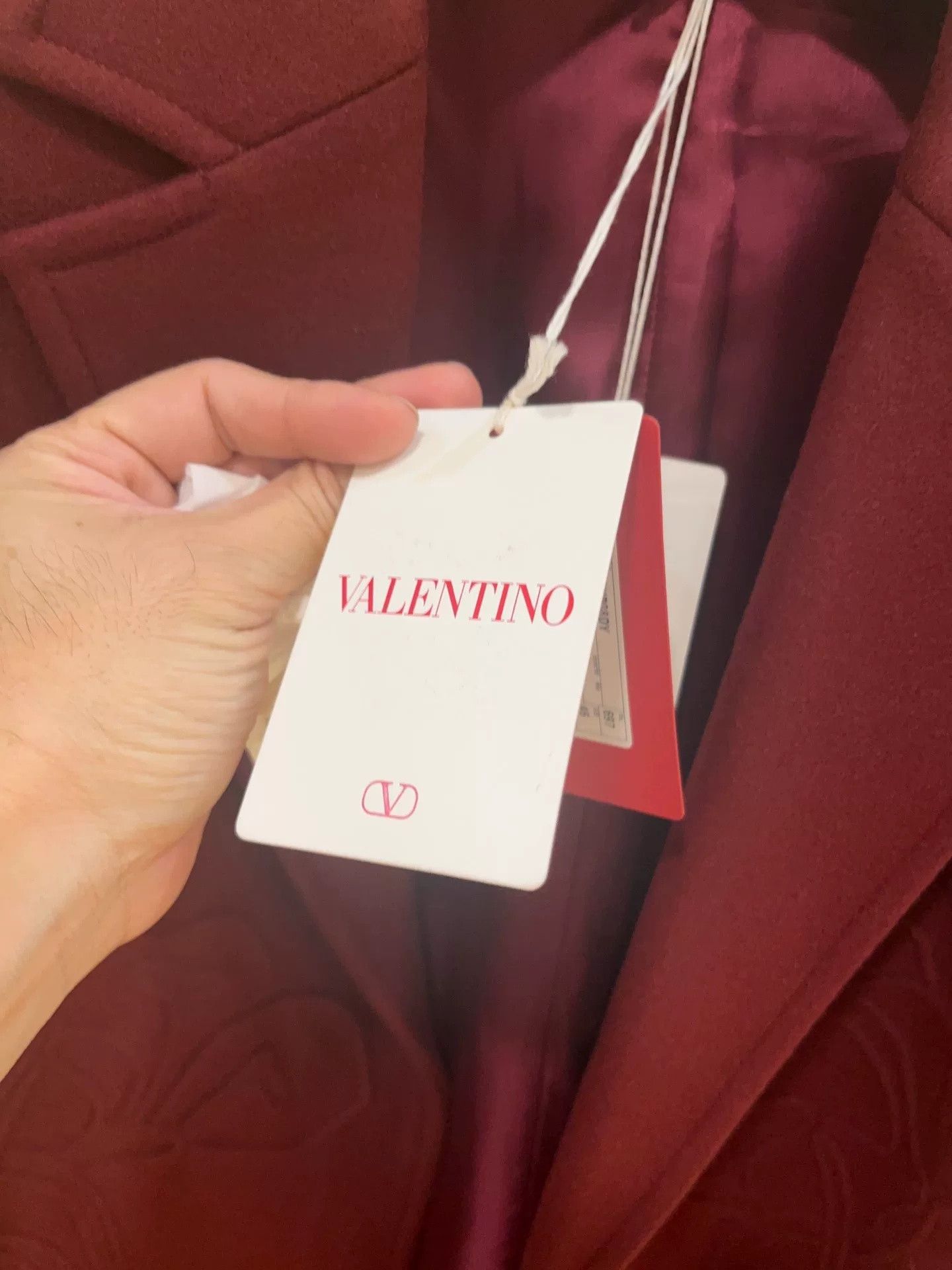 Valentino Valentino Runway Red Embroidered Wool Coat Size US S / EU 44-46 / 1 - 5 Thumbnail