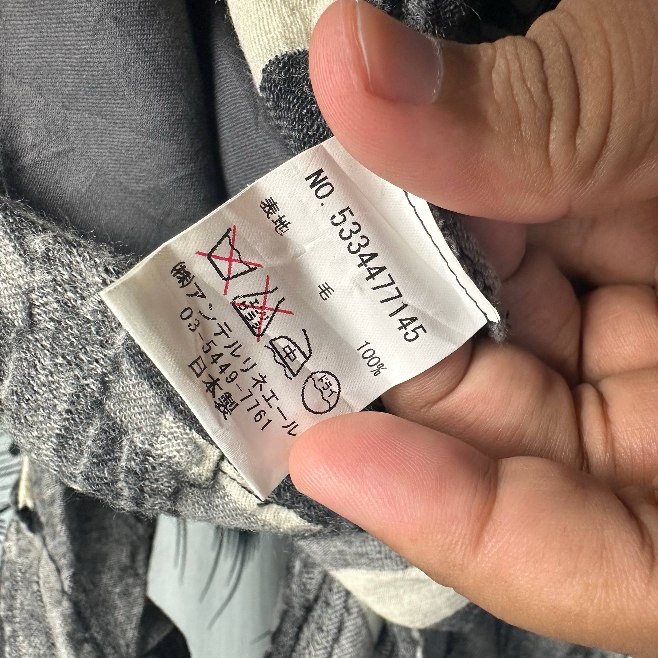 Japanese Brand Archive INTERLINEAIRE Cult Avant Garde Patchwork Sweater Size US M / EU 48-50 / 2 - 6 Thumbnail