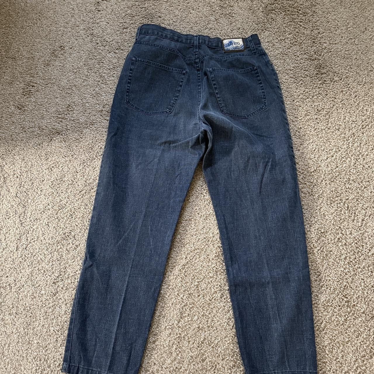 Kenzo Vintage Dark Wash Kenzo Tapered Denim Jeans Size 29" - 4 Thumbnail