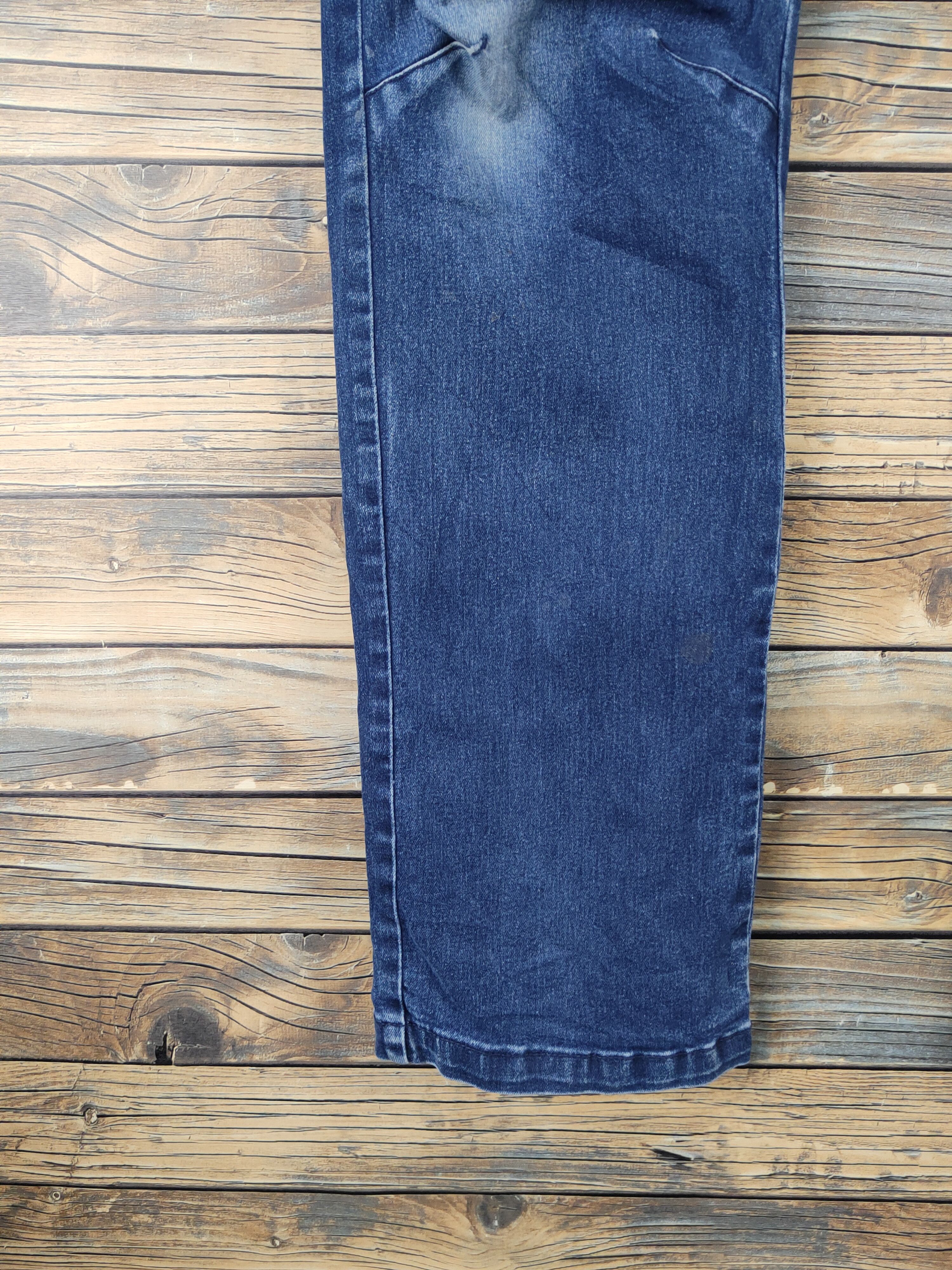 Japanese Brand FieldCore Dark Blue Distressed Ripped Jeans #W1979 Size US 39 - 4 Thumbnail