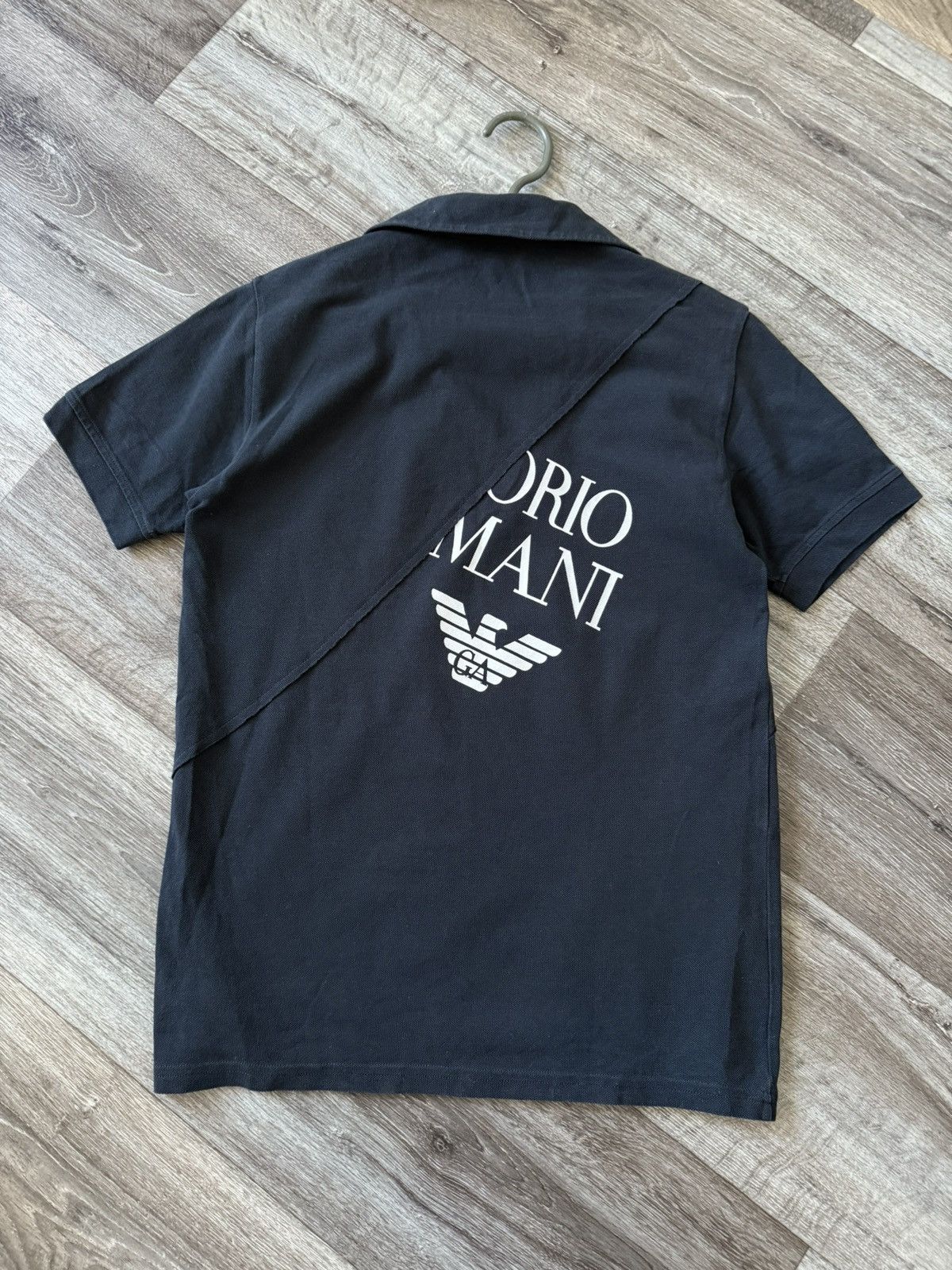 Emporio Armani Emporio Armani Polo Men’s T-Shirt Logo Casual Black Luxury Size US M / EU 48-50 / 2 - 2 Thumbnail