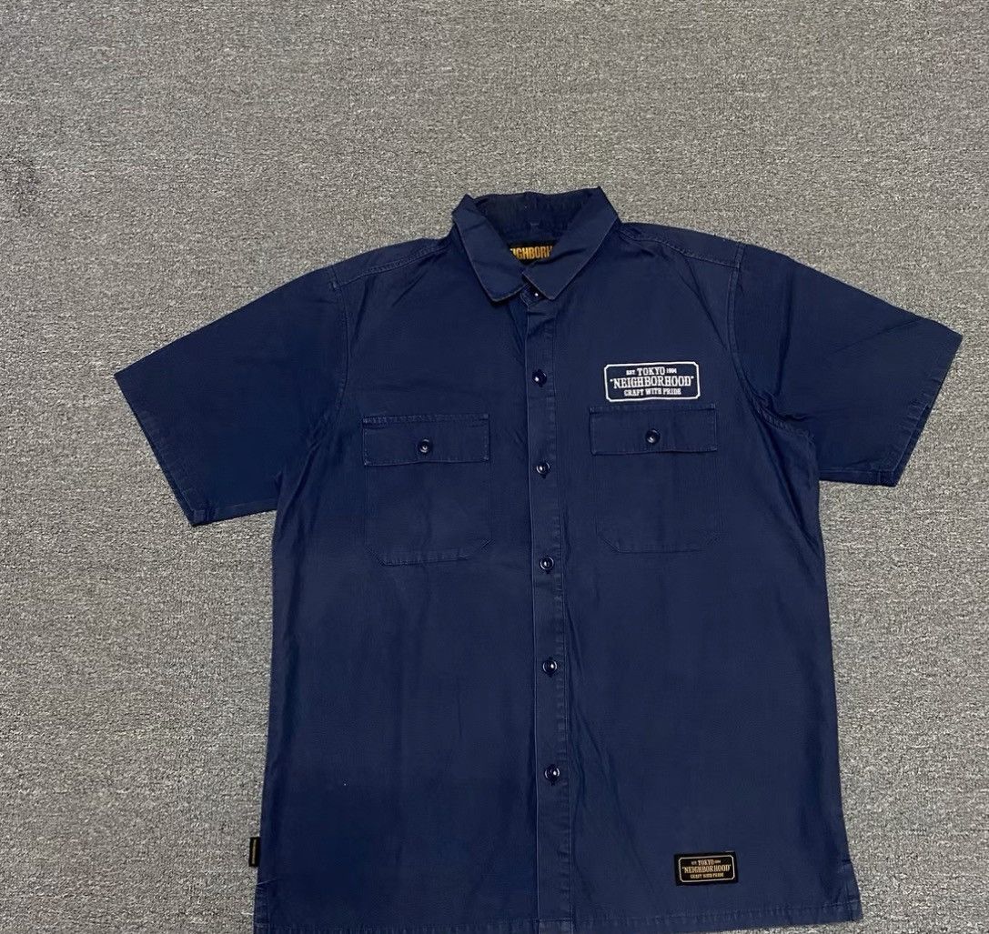 Neighborhood NEIGHBORHOOD Logo Short-Sleeve Shirt J16 Size US M / EU 48-50 / 2 - 3 Thumbnail