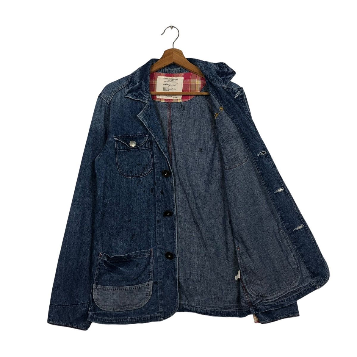 Japanese Brand 🔥M2SQUARED WORKER DENIM JACKET BLANKET ISSEY MIYAKE Size US M / EU 48-50 / 2 - 13 Thumbnail
