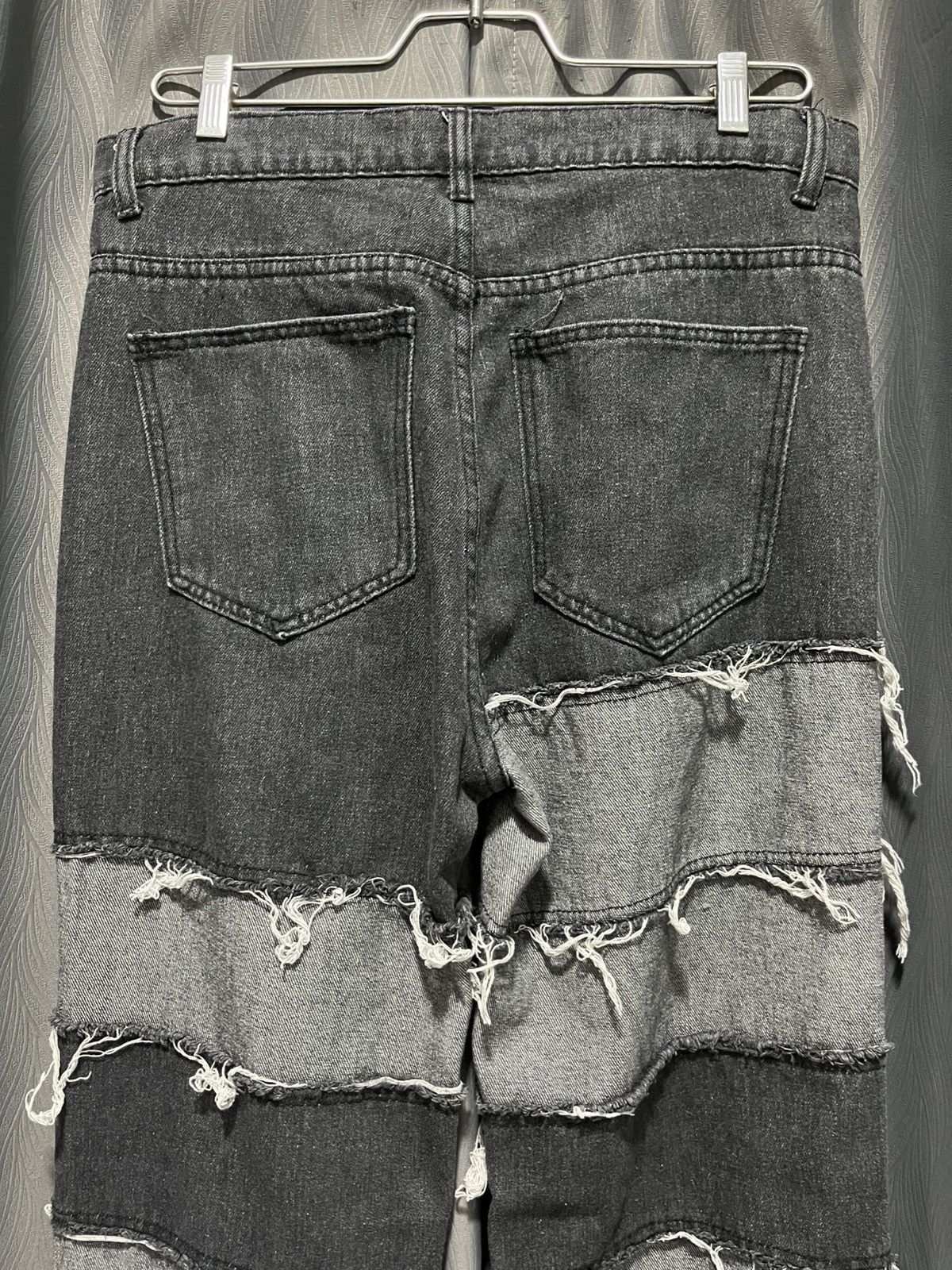 Japanese Brand Shein Flare Leg Hagi Jeans Baggy Size US 33 - 7 Thumbnail