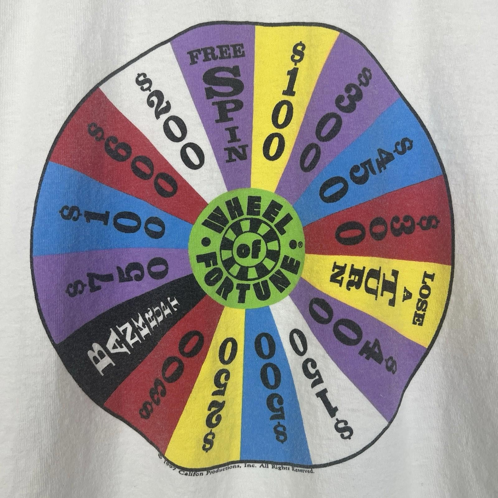 Other Vintage 90s Wheel of Fortune Game Show NBC CBS T Shirt XL Size US XL / EU 56 / 4 - 2 Thumbnail