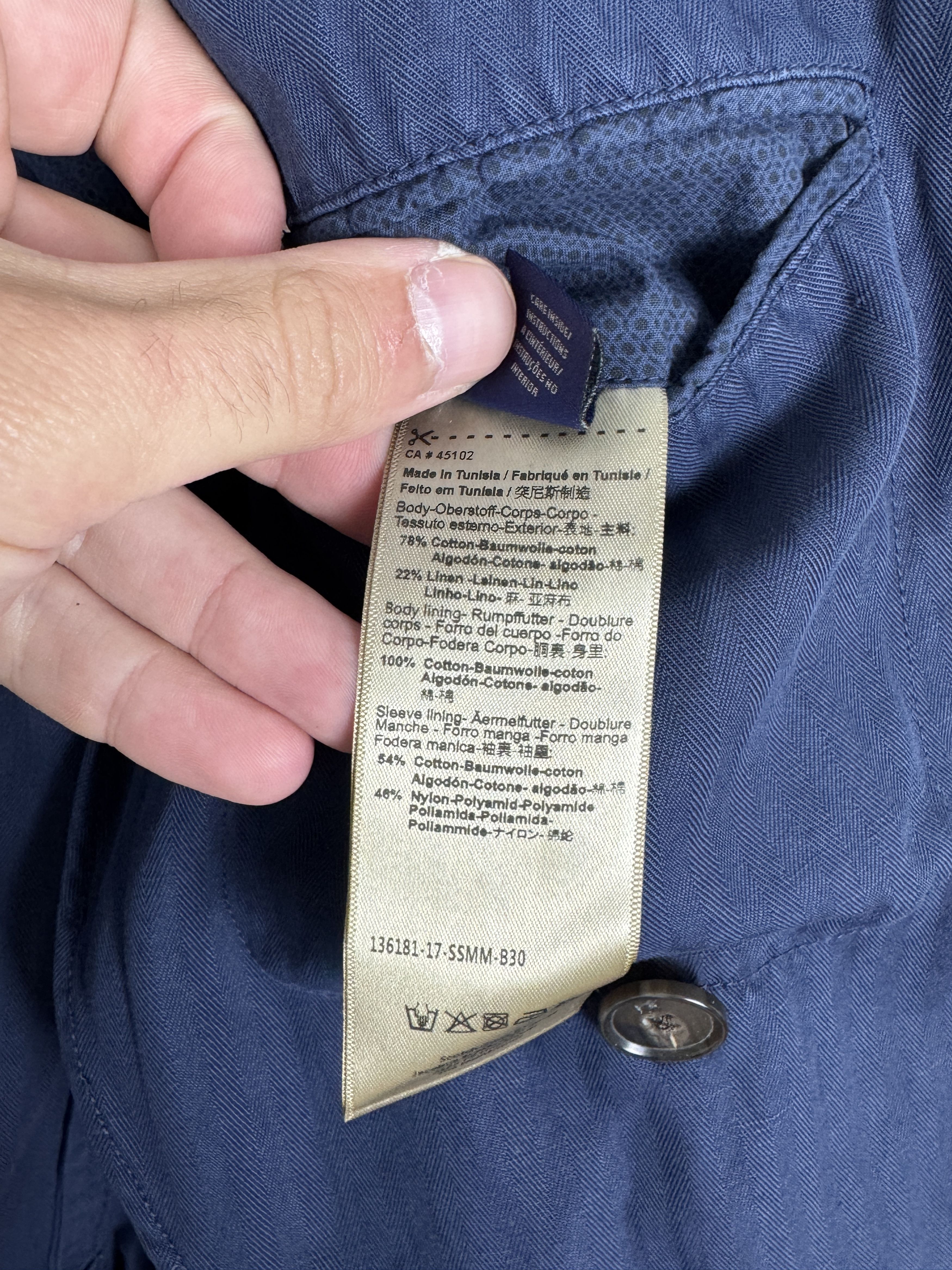 Scotch & Soda NWT RRP300$ Scotch Soda Linen Bouble Breasted Blazer Size 48 Size 38R - 10 Thumbnail