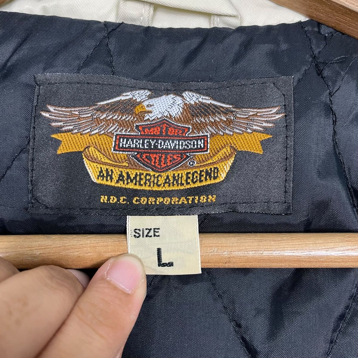 Harley Davidson Harley Davidson Milwaukee Iron Motorcycle Jackey Size US L / EU 52-54 / 3 - 16 Thumbnail