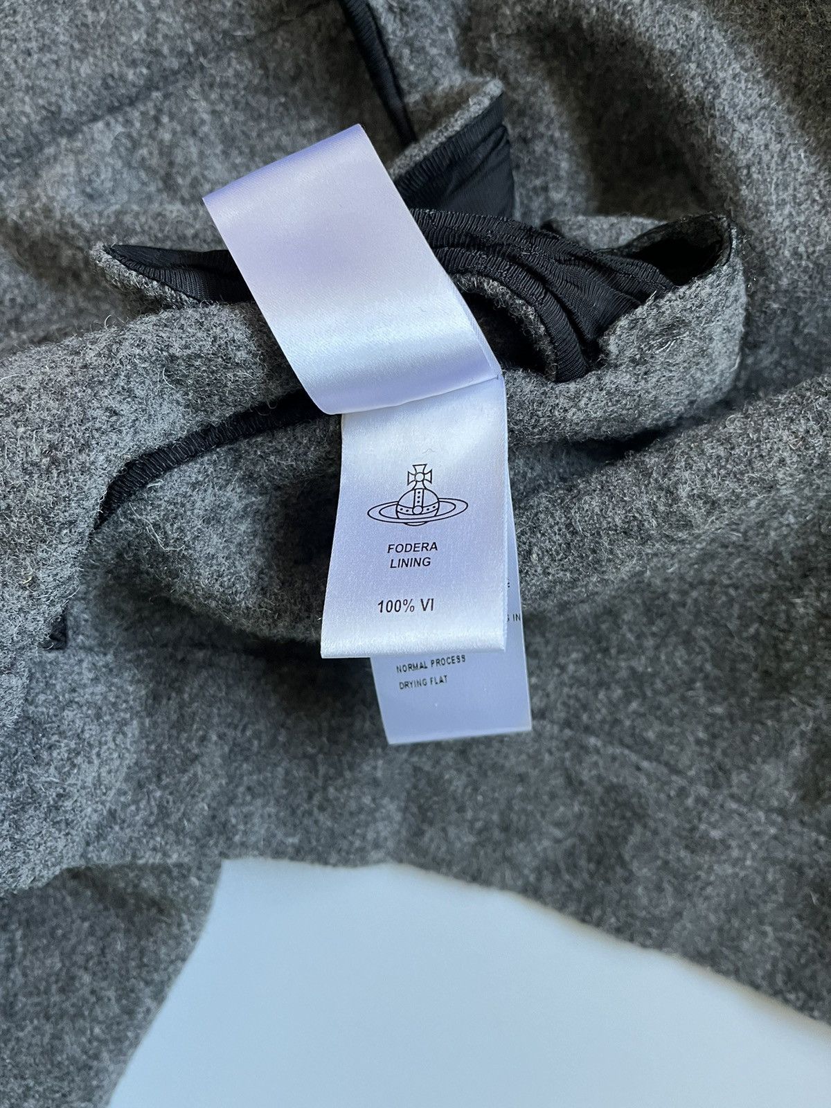 Vivienne Westwood Vivienne Westwood Anglomania Woman Grey Wool Belt Coat Size XL / US 12-14 / IT 48-50 - 6 Thumbnail