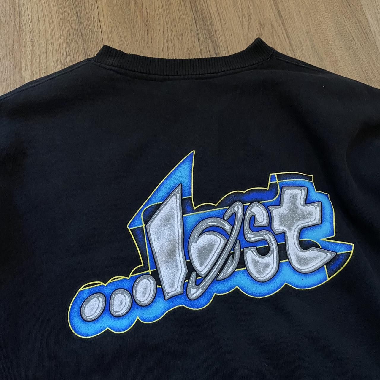 Other Lost Logo black crewneck sweatshirt Vintage y2k Size US L / EU 52-54 / 3 - 3 Thumbnail