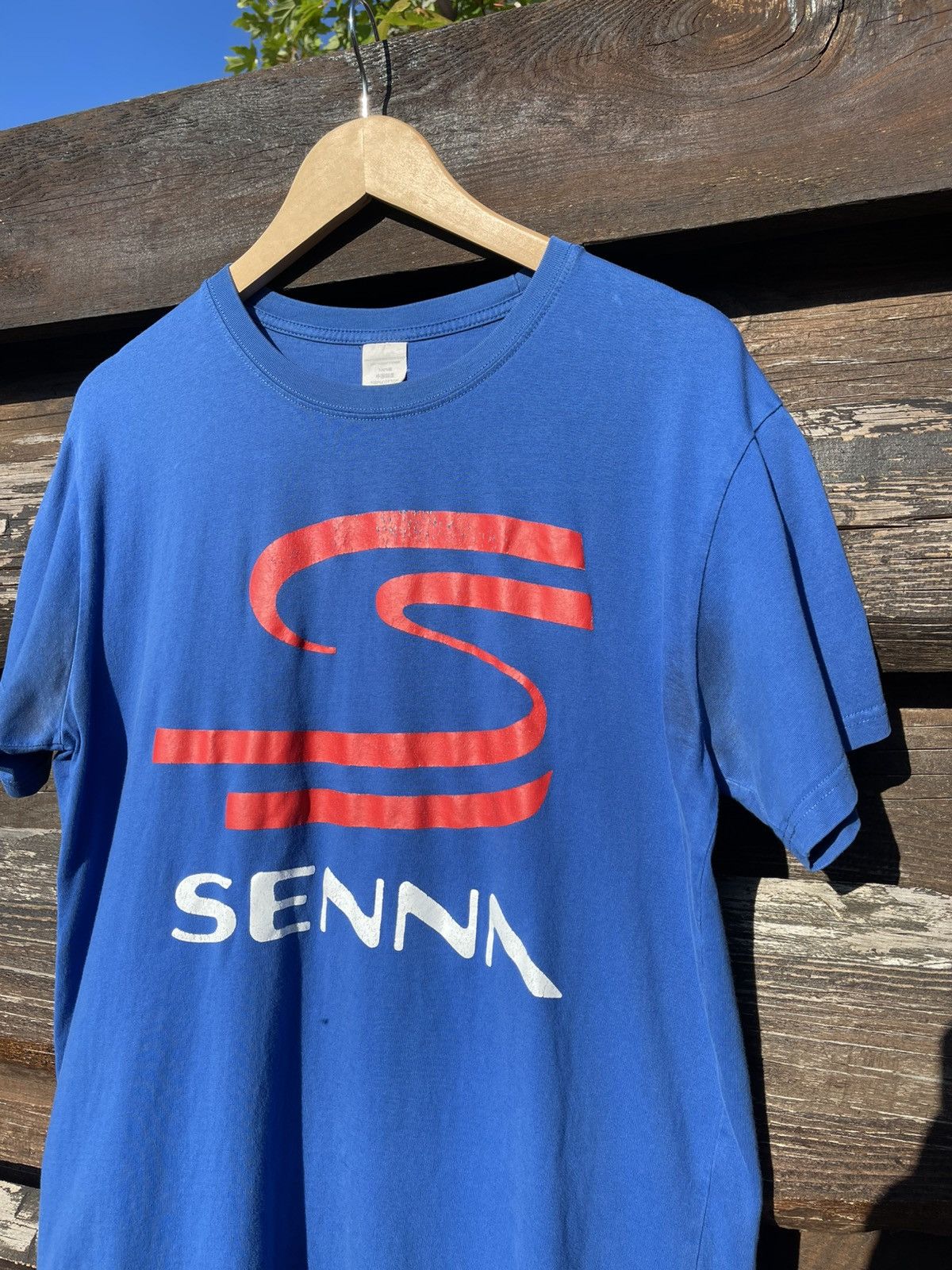 Formula 1 Senna bog logo formula1 racing tee vintage Size US XL / EU 56 / 4 - 2 Thumbnail