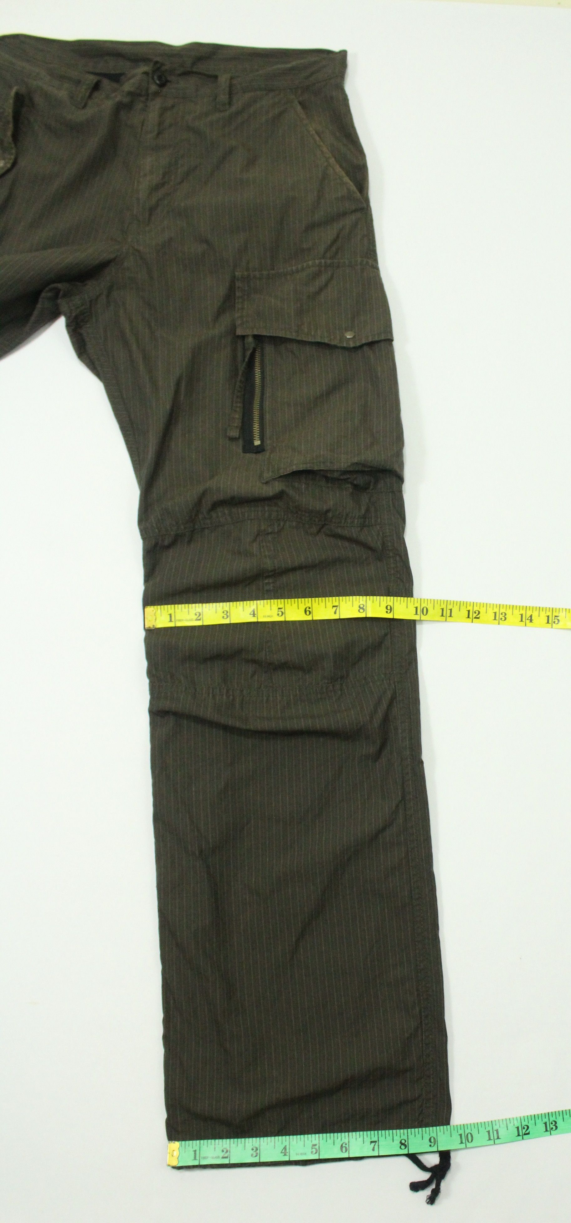 Hysteric Glamour PPFM Pants Stripe Utility Cargos Multipockets Parachute Size US 32 / EU 48 - 21 Thumbnail