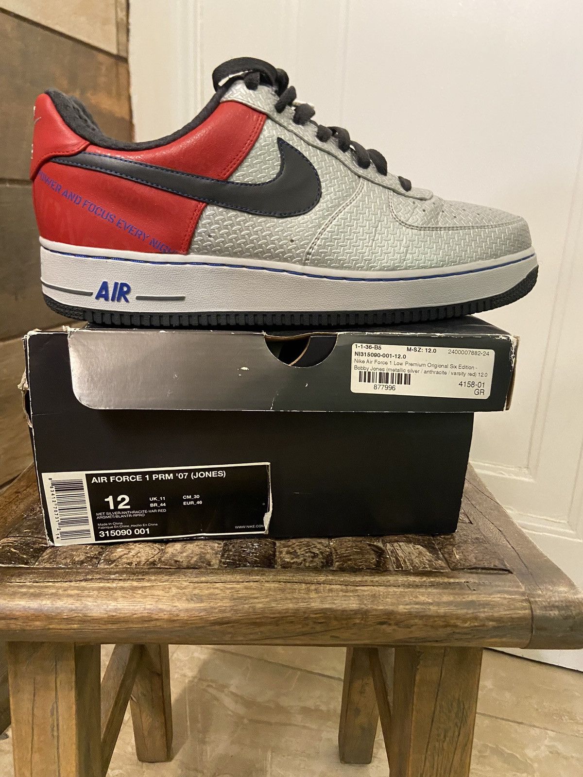 Nike Air Force 1 Low 07 PRM Jones Original Six