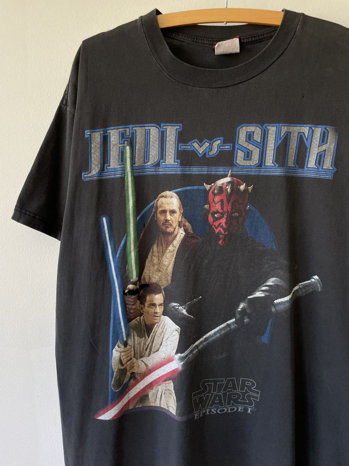 Star Wars Vintage 90s Star Wars Jedi VS Sith Ep 1 tee Size US XL / EU 56 / 4 - 2 Thumbnail
