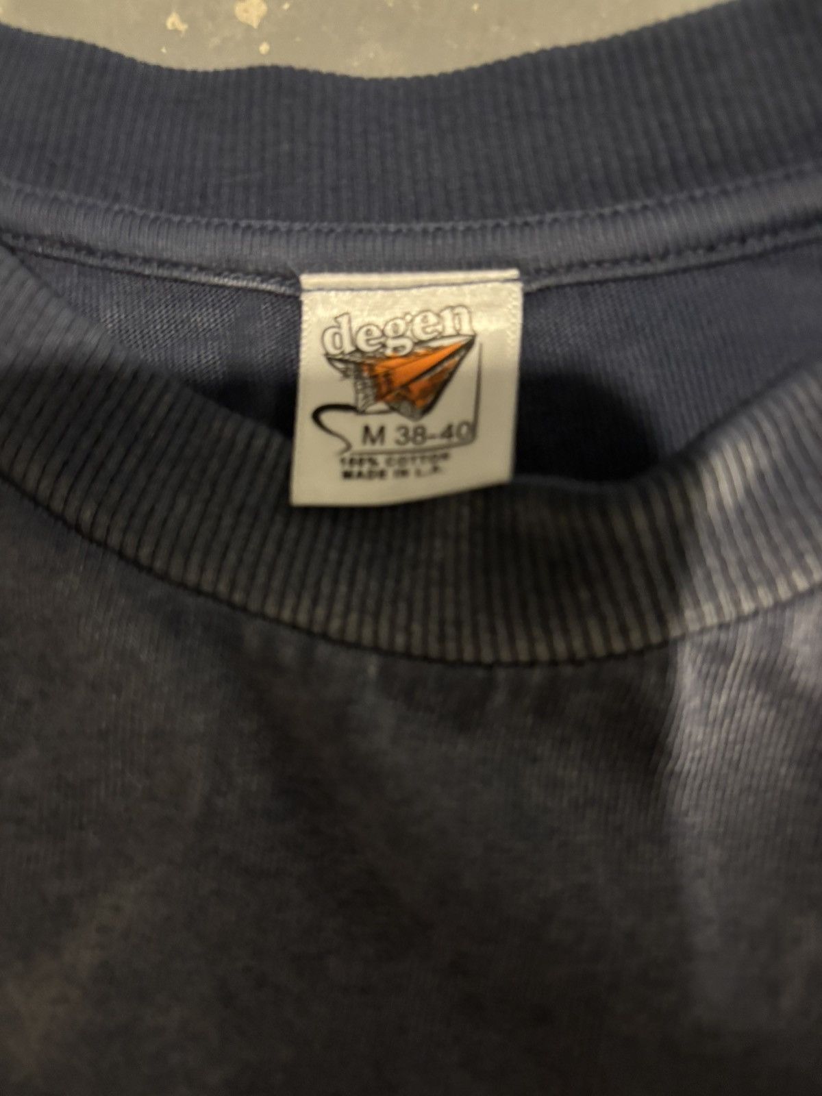 Vintage Degen ghost pocket tees Size US S / EU 44-46 / 1 - 2 Thumbnail