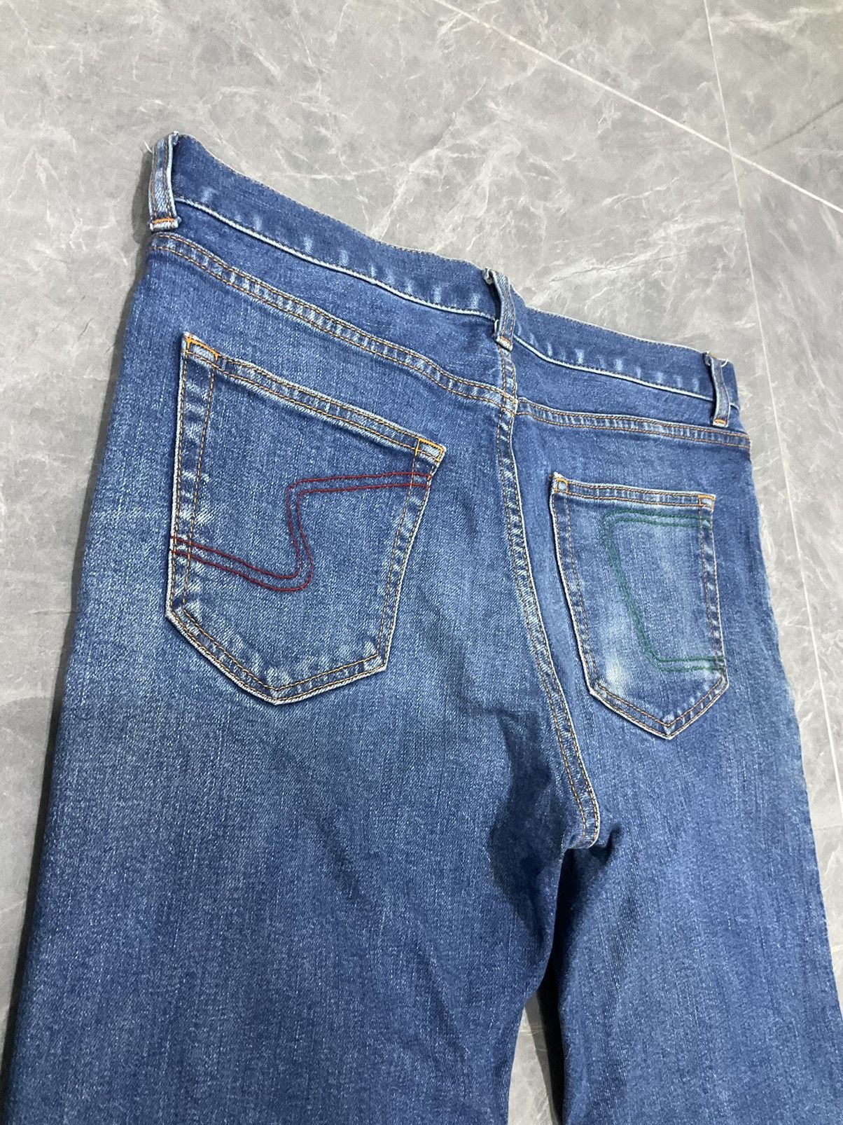 If Six Was Nine × Japanese Brand × Vintage Sina Cova Lupi Di Mare Denim Pants SC Size US 33 - 5 Thumbnail