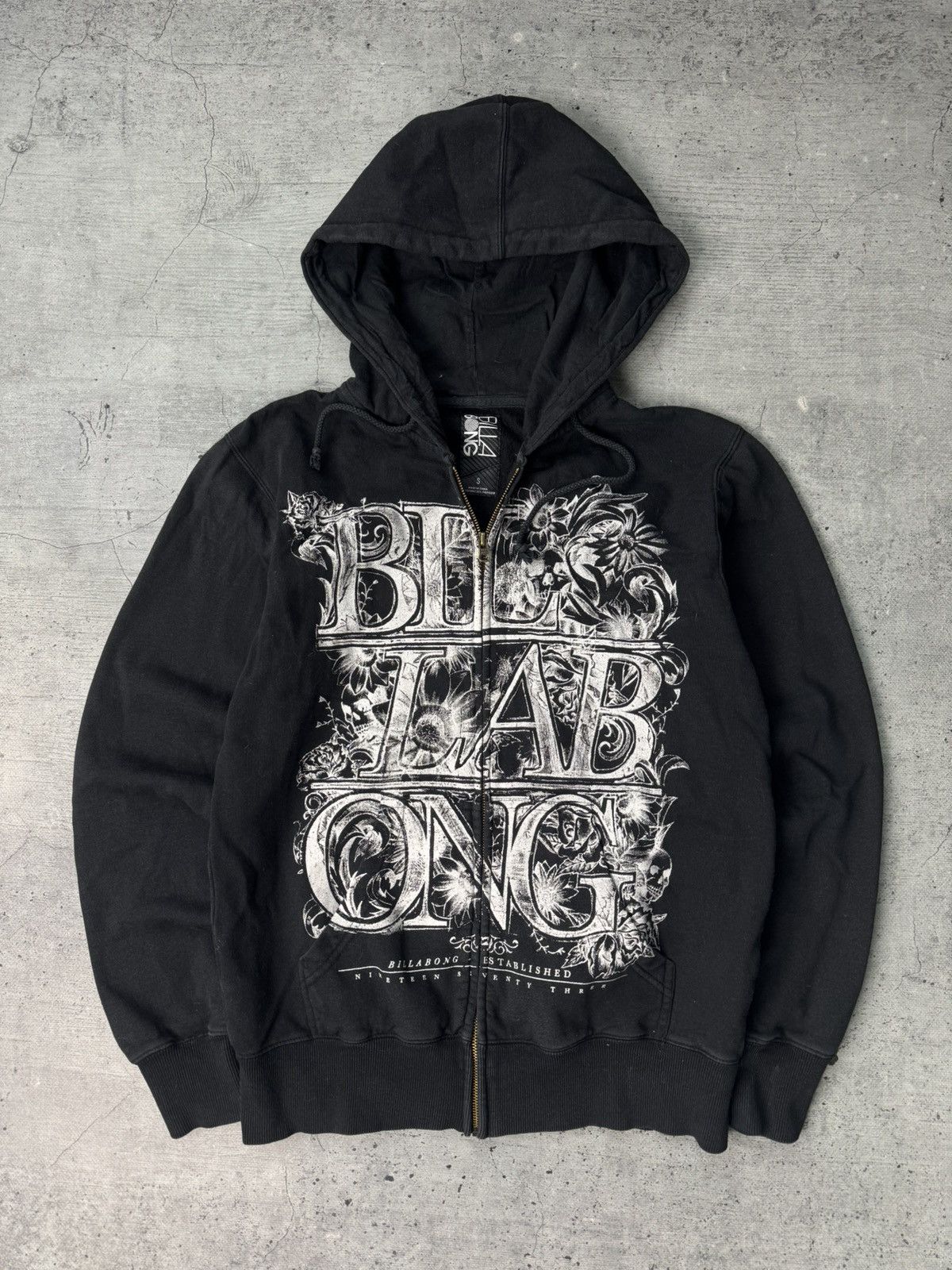 Billabong Vintage Billabong Y2K Big Logo Zip Hoodie Surf Size US S / EU 44-46 / 1 - 2 Thumbnail