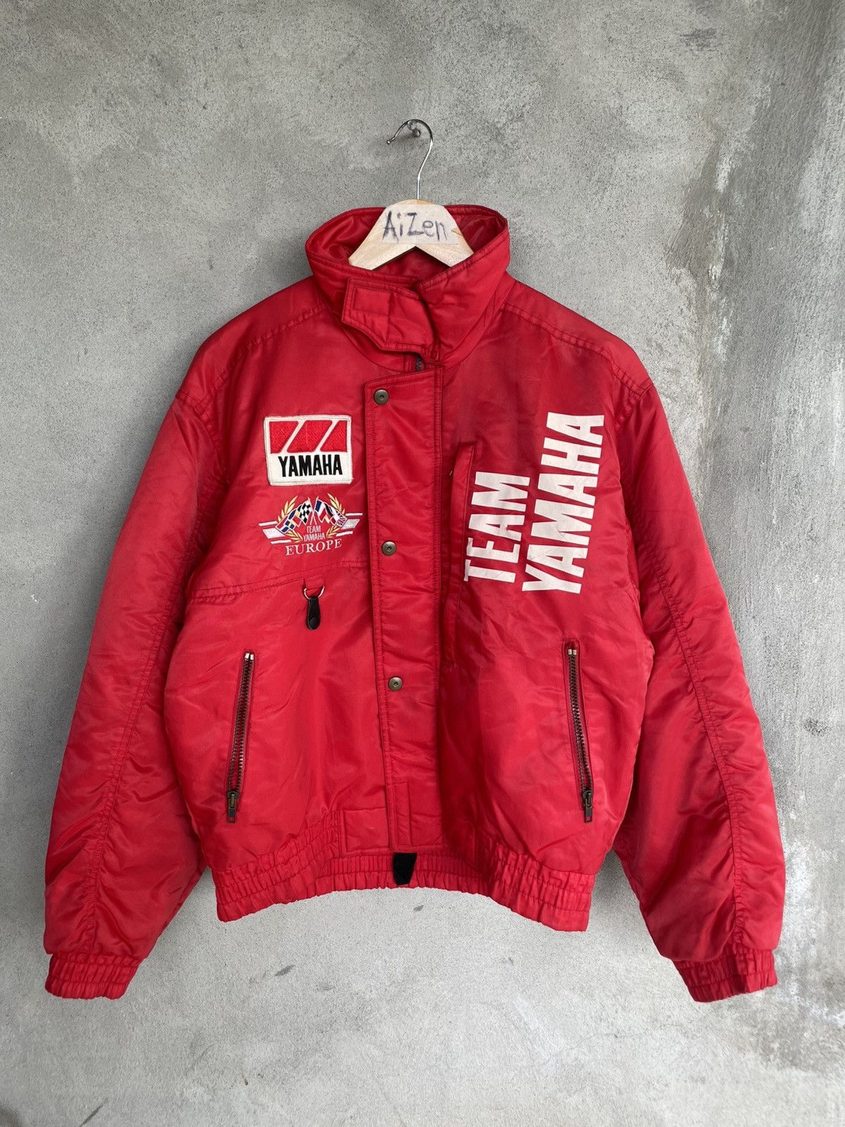 Yamaha Vintage 90s Team Yamaha Europe Racing Jacket - Scovill Snaps Size US M / EU 48-50 / 2 - 1 Thumbnail