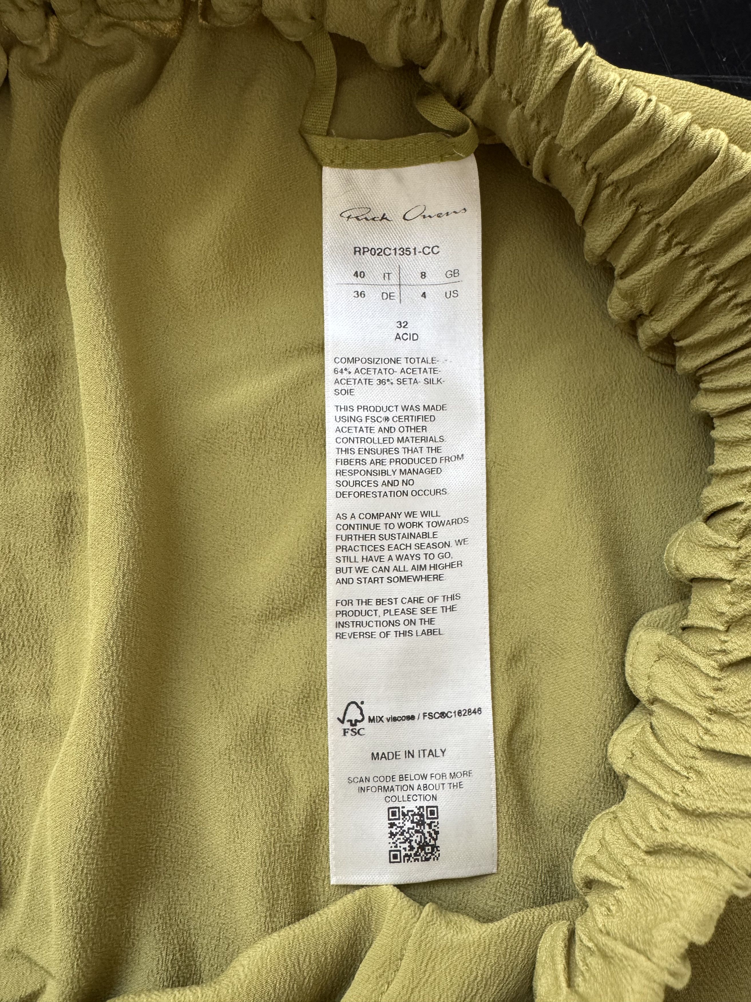 Rick Owens Rick Owens Shorts LUXOR F/W 23 Size 27" / US 4 / IT 40 - 4 Thumbnail