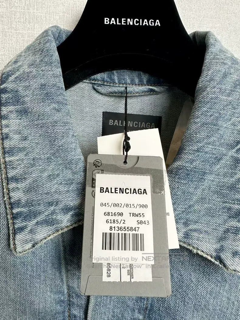 Balenciaga Balenciaga Denim jacket coat Size US M / EU 48-50 / 2 - 7 Thumbnail