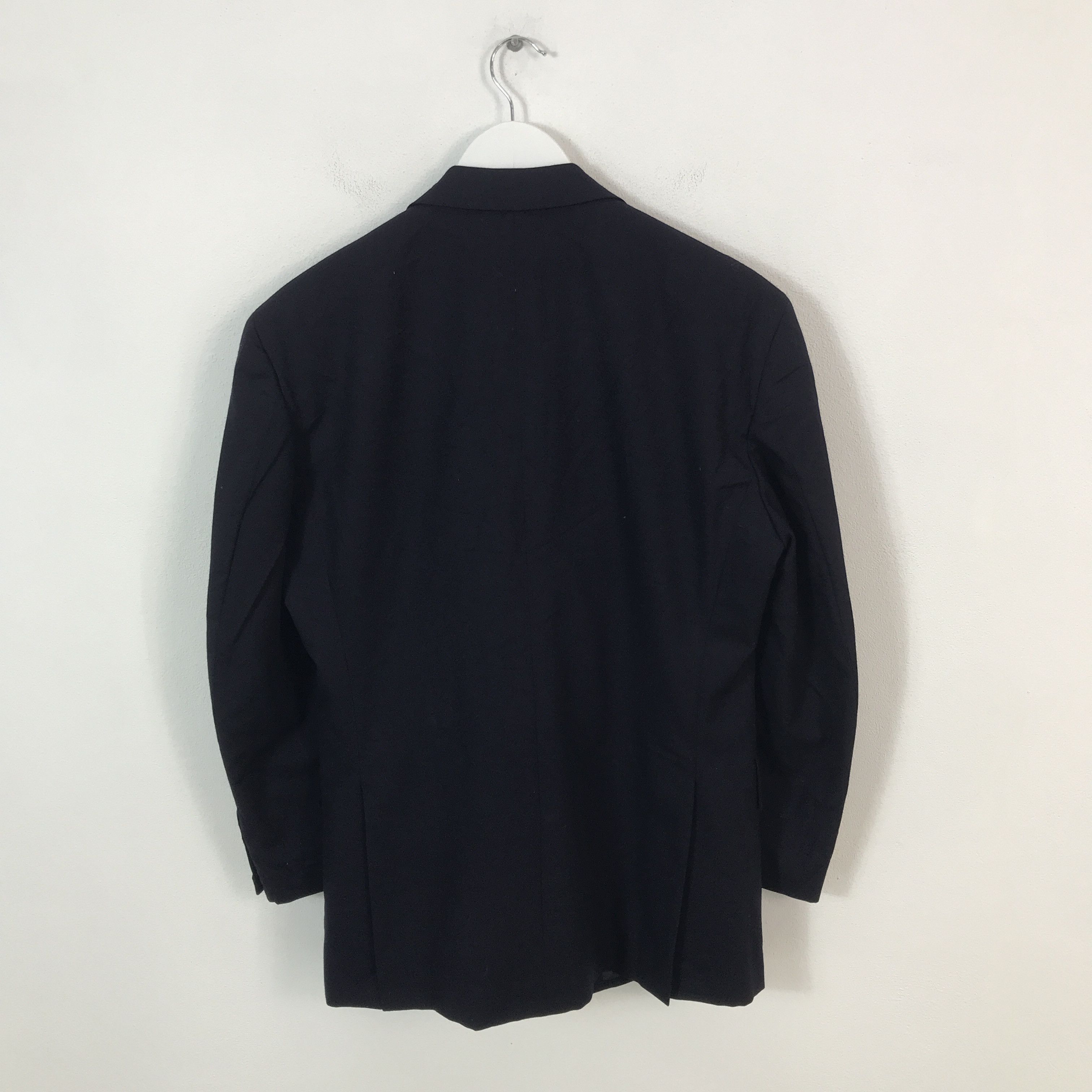 Polo Ralph Lauren vtg polo ralph lauren blazer navy coat jacket Size US L / EU 52-54 / 3 - 3 Thumbnail