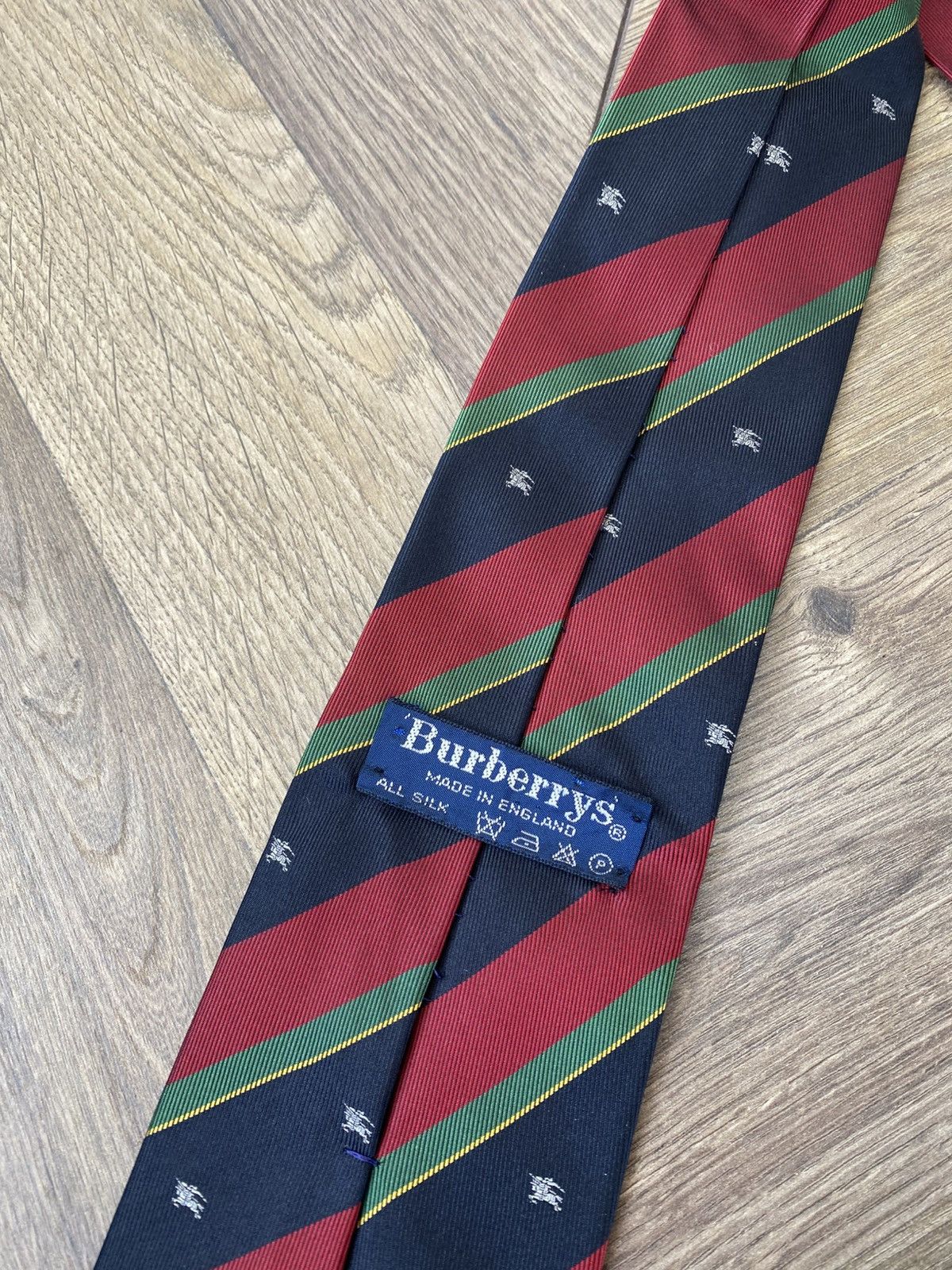 Burberry Vintage Burberry Tie Size ONE SIZE - 5 Thumbnail