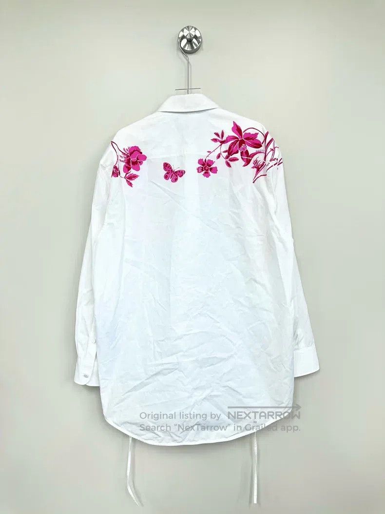 Gucci Gucci White pink shirt Size S / US 4 / IT 40 - 2 Thumbnail