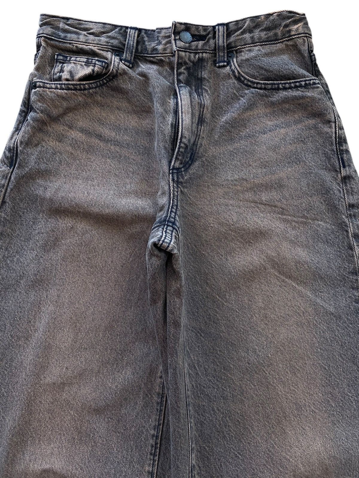 GU Gu Brown Wash Style Barrel Leg Jeans Size US 26 / EU 42 - 2 Thumbnail