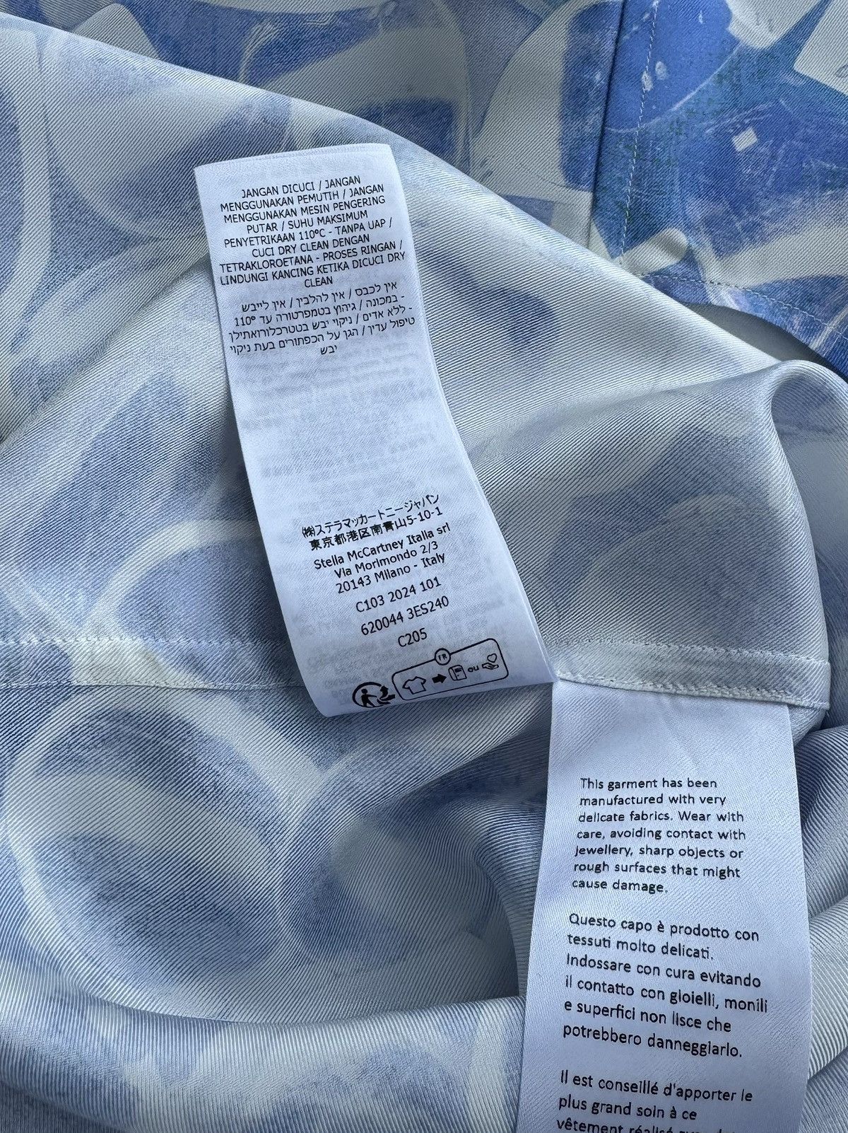 Stella McCartney Stella Mccartney printed silk twill shirt Size M / US 6-8 / IT 42-44 - 12 Thumbnail