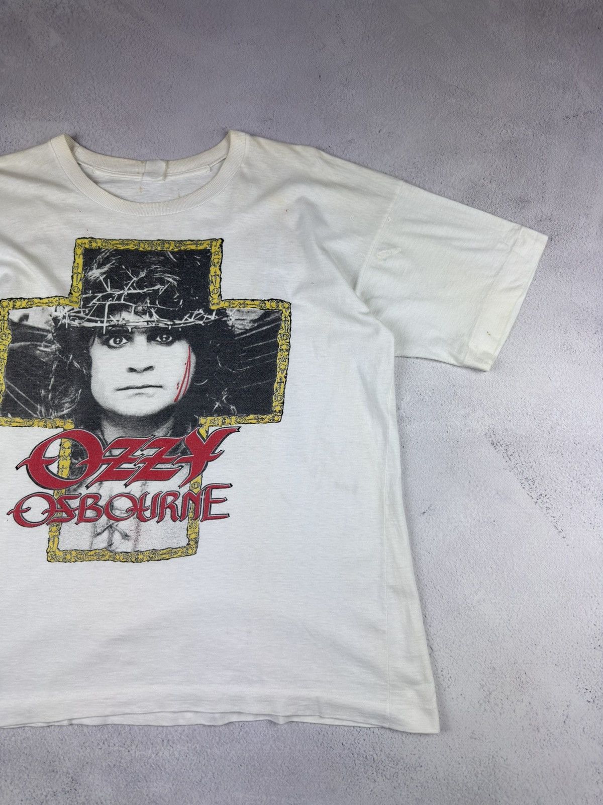 Ozzy Osbourne Rare! Vintage 1988 Ozzy Osbourne No Rest For The Wicked Band Size US M / EU 48-50 / 2 - 2 Thumbnail
