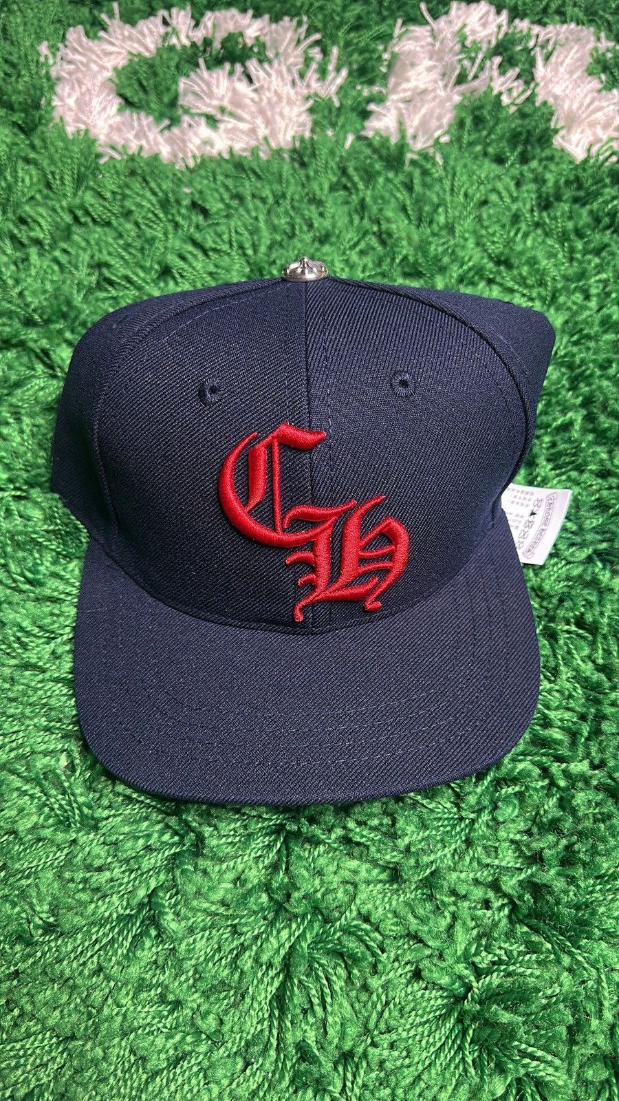 Chrome Hearts Chrome Hearts Red Navy CH Baseball Cap Size ONE SIZE - 1 Thumbnail