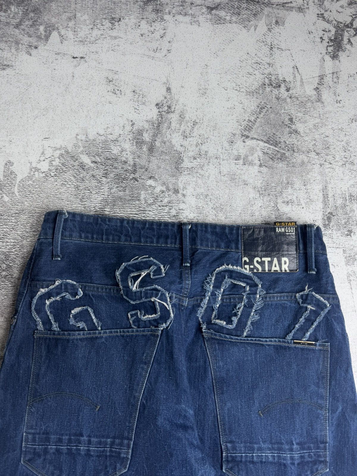 G-Star G-Star Loose Tapered Big Logo GS01 Embro Jeans Pants Bottoms Size US 36 / EU 52 - 5 Thumbnail