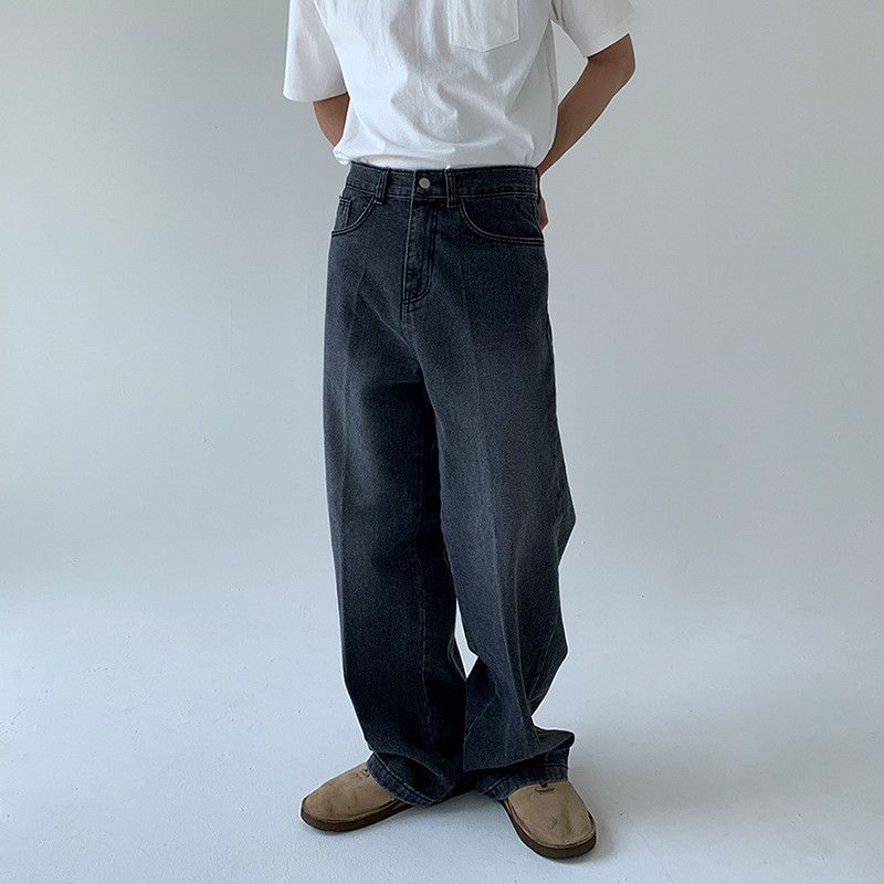 Japanese Brand × Jean Retro loose straight leg wide leg jeans Size US 32 / EU 48 - 5 Thumbnail