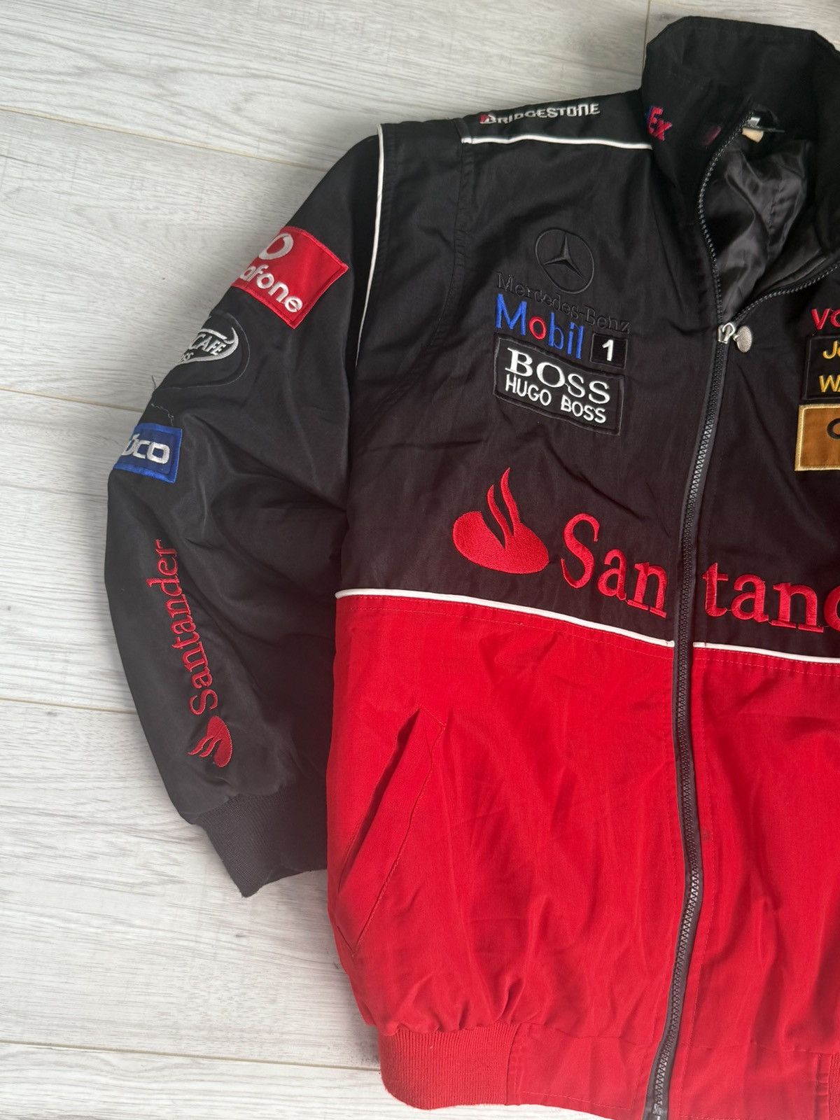 Mercedes-Benz × Vintage Vintage Jacket Mercedes-Benz hype Santander McLaren Size US L / EU 52-54 / 3 - 3 Thumbnail