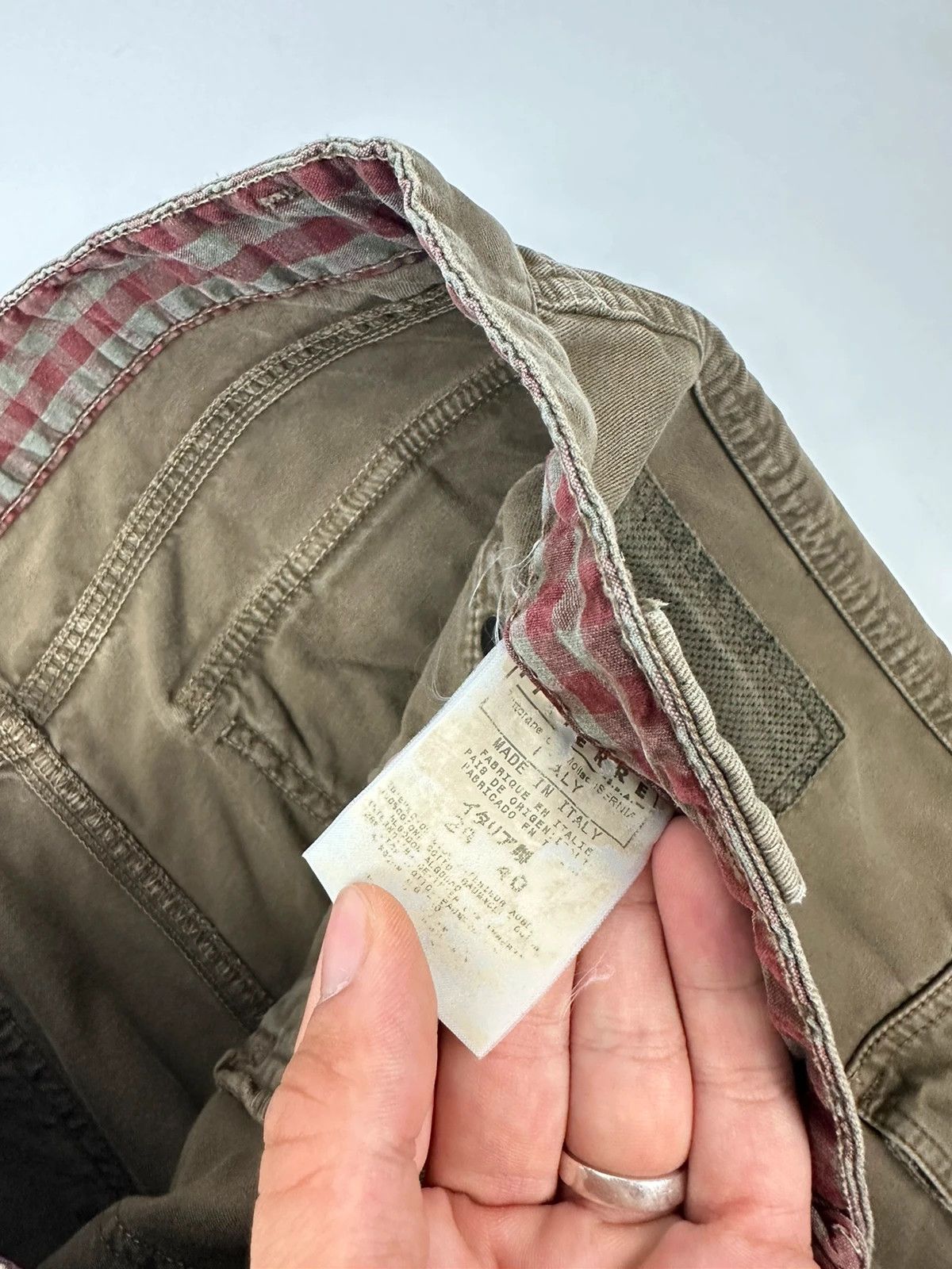 Dolce & Gabbana Dolce & Gabbana SS03 Cargo Mesh Khaki Baggy Pants Size 38" / US 16 / IT 52 - 8 Thumbnail
