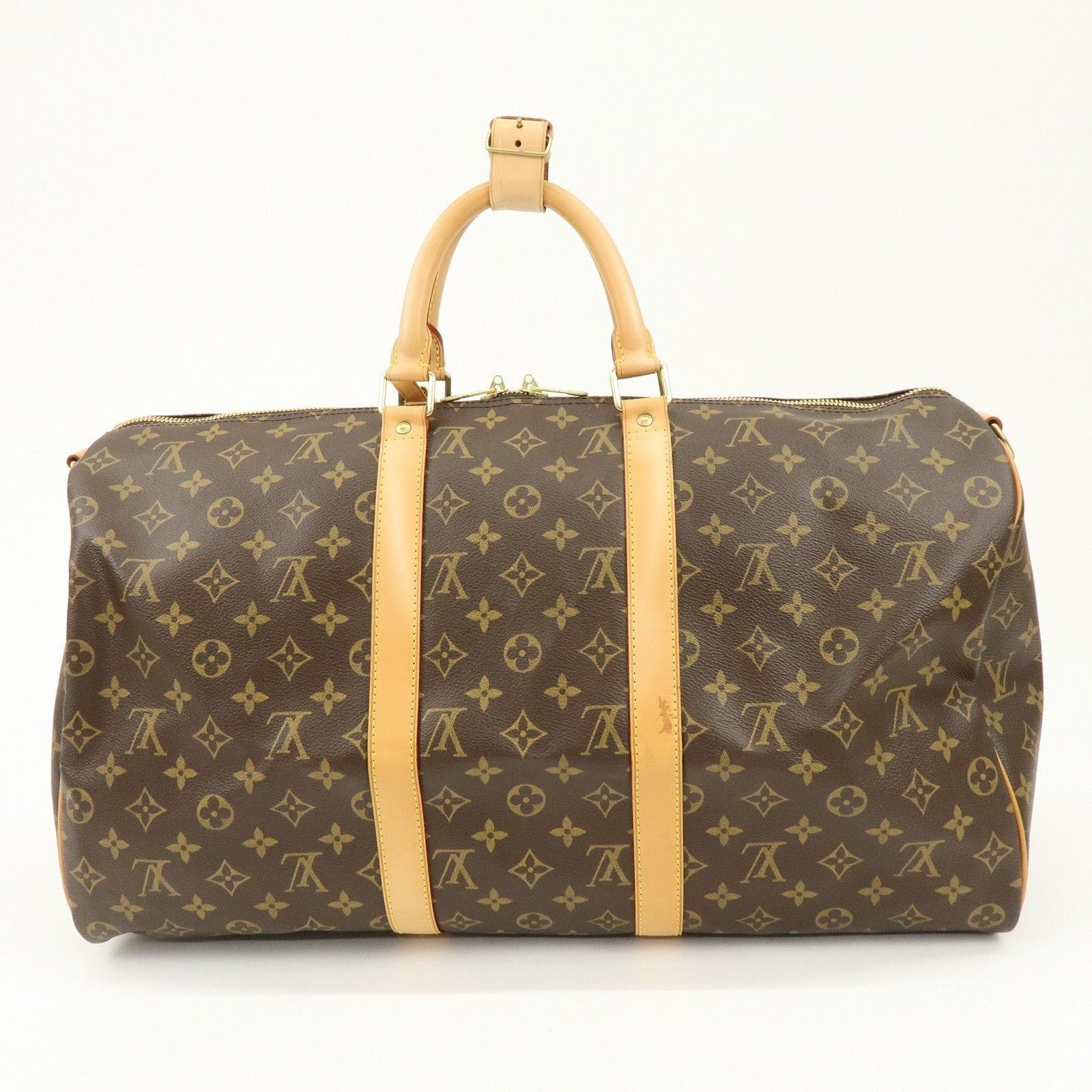 Louis Vuitton Louis Vuitton Monogram Keepall Bandouliere 50 Duffle Bag Size ONE SIZE - 2 Thumbnail