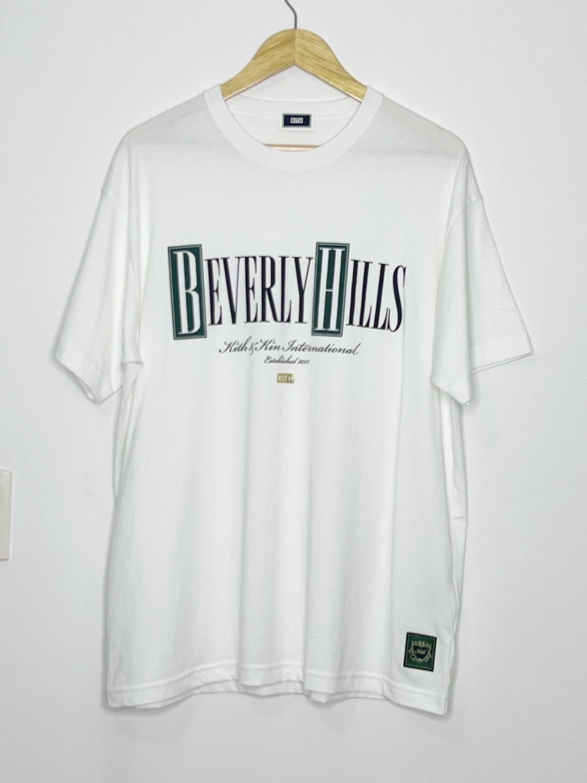 kith サッカーシャツ　beverly hills　サイズL KITH ビバリーヒルズ限定Tシャツ L KITH BEVERLY HILLS