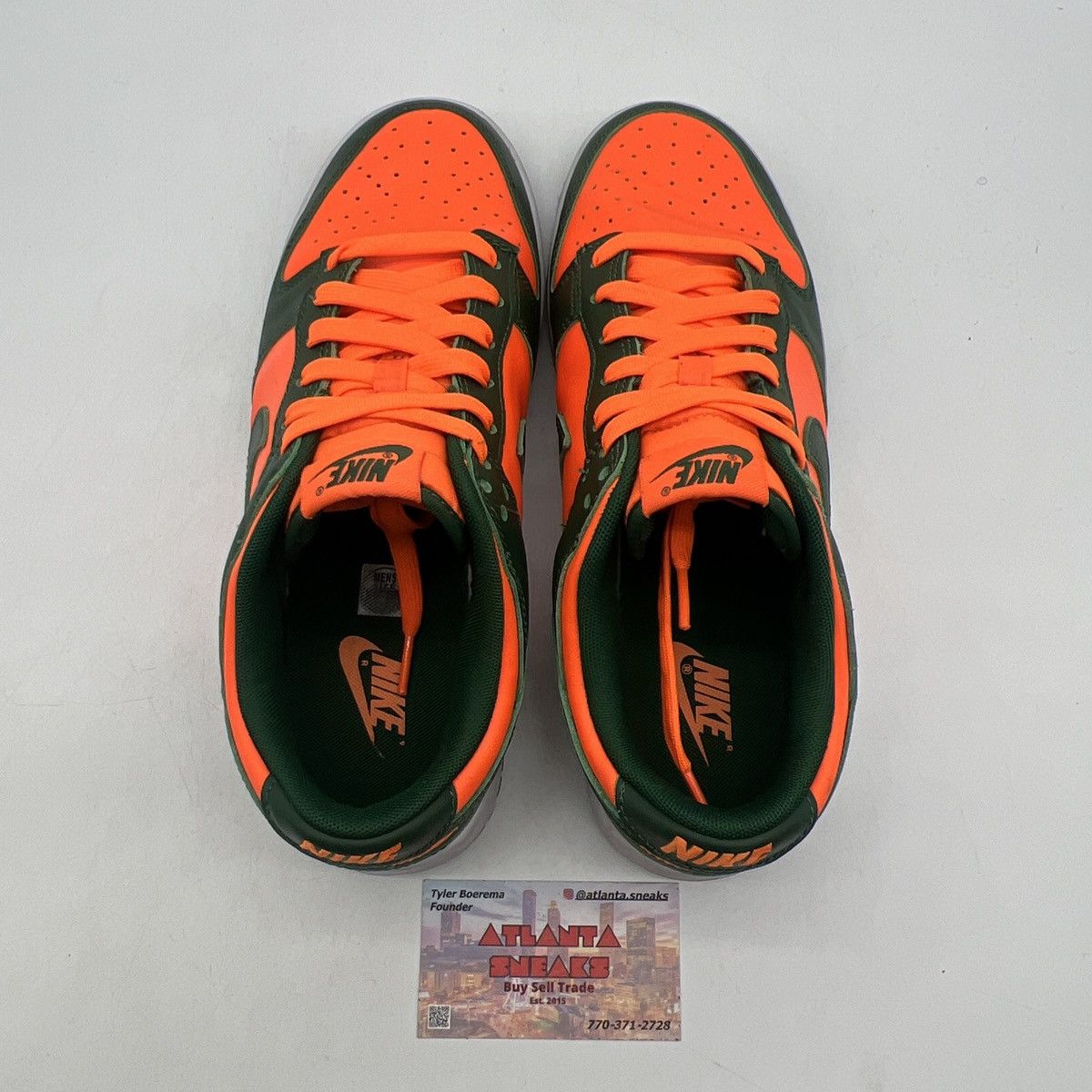 Nike Nike dunk low Miami hurricanes Size US 8 / EU 41 - 6 Thumbnail