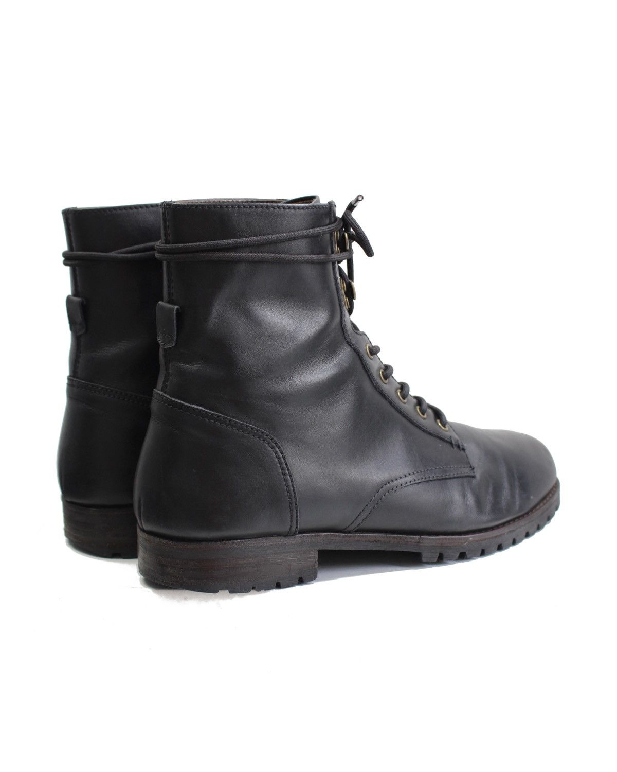 Japanese Brand SS2019 RENOM PARIS LEATHER WORK BOOTS Size US 8 / EU 41 - 8 Thumbnail